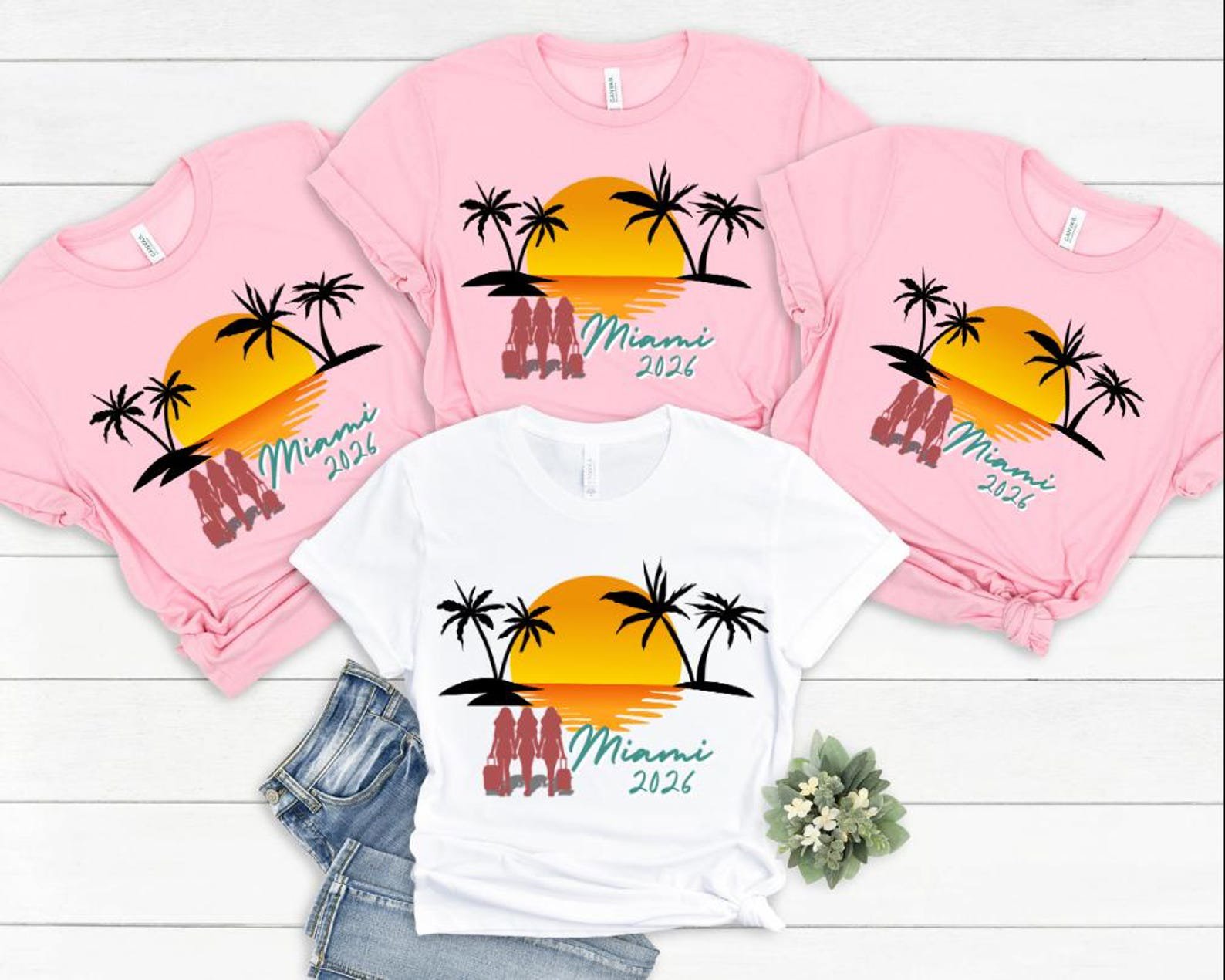 Custom Girls Trip Shirt, Custom Vacation Year Tee, Beach Trip Shirts, Matching Friends Trip Tees, Bachelorette Trip Shirt, 2026 Trip Shirt 12