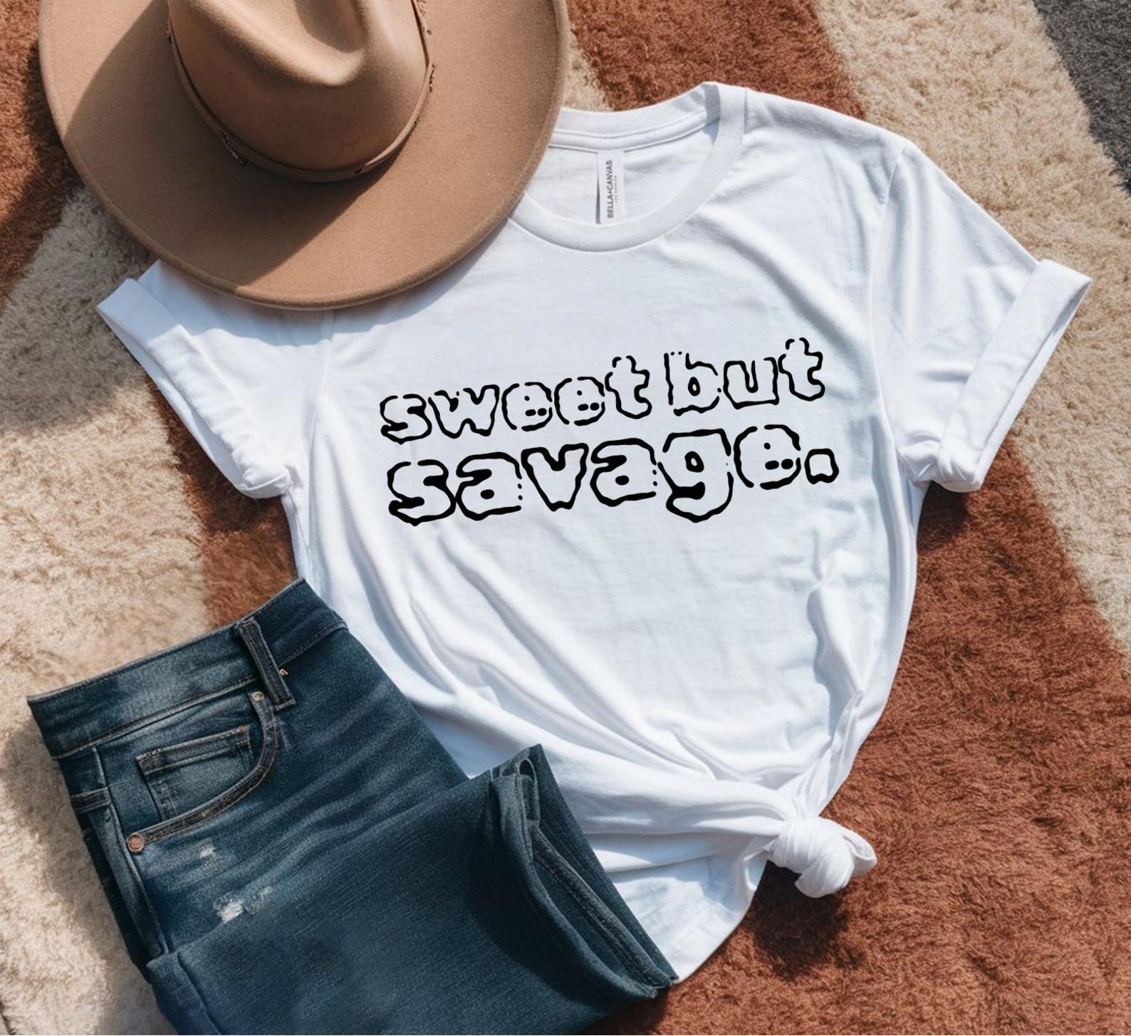 Sweet But Savage Shirt, Cute Sassy Graphic Tee, Attitude Quote Shirt Women, Trendy Streetwear Tee, Funny Aesthetic Shirt, Savage Hoodie 5