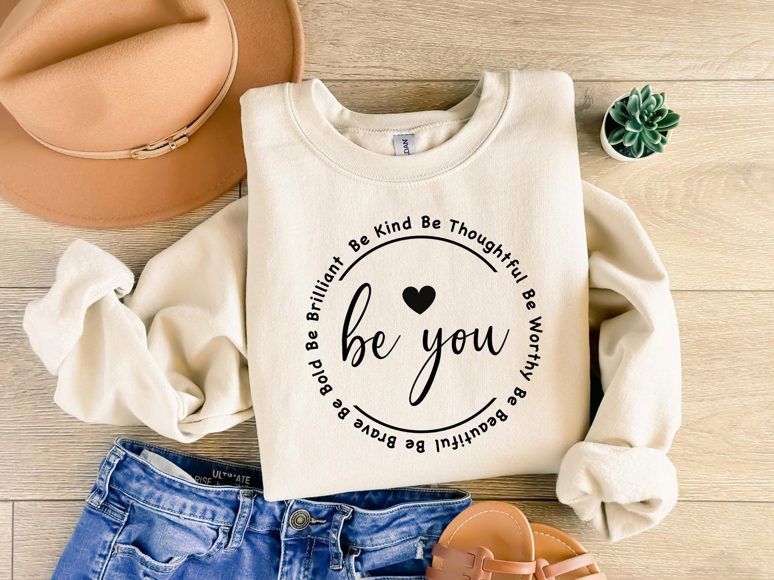 Be You Sweatshirt: Inspirational Women's Hoodie, Motivational Gift 5