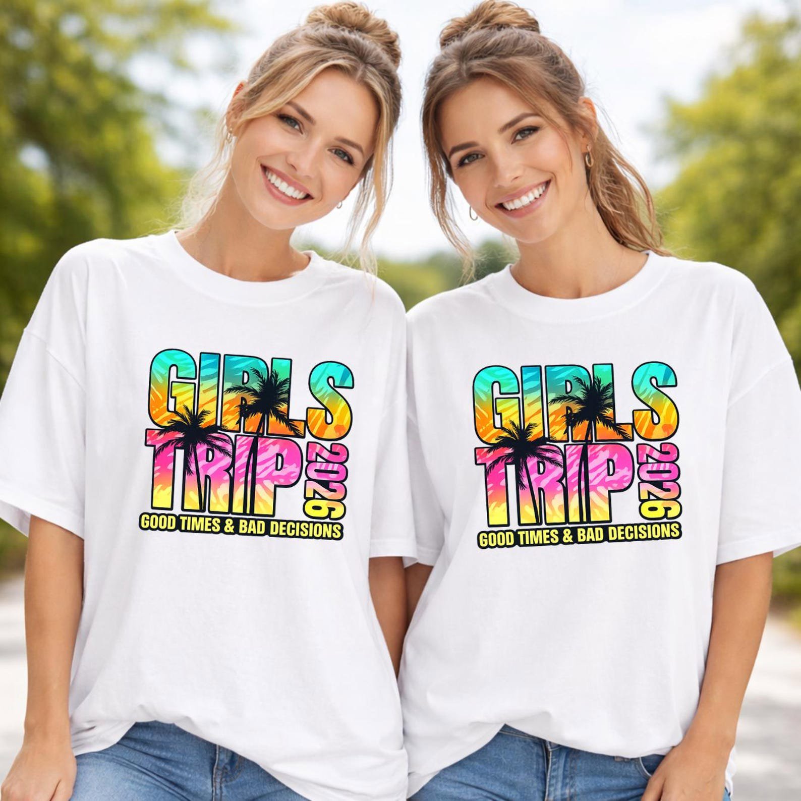 Girls Trip 2026 Shirt, Matching Girls Trip Shirts, Bachelorette Trip Tee, Beach Vacation Shirt, Girls Weekend Group Tee 1