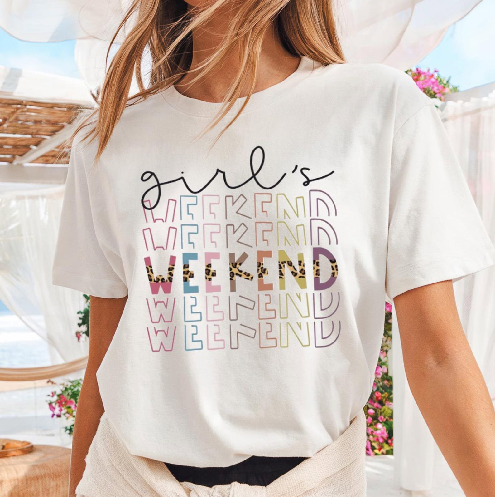 Girls Weekend Shirt, Girls Trip Shirt, Matching Group Vacation Shirts, Beach Trip Tee, Bachelorette Weekend Shirt Gift 1