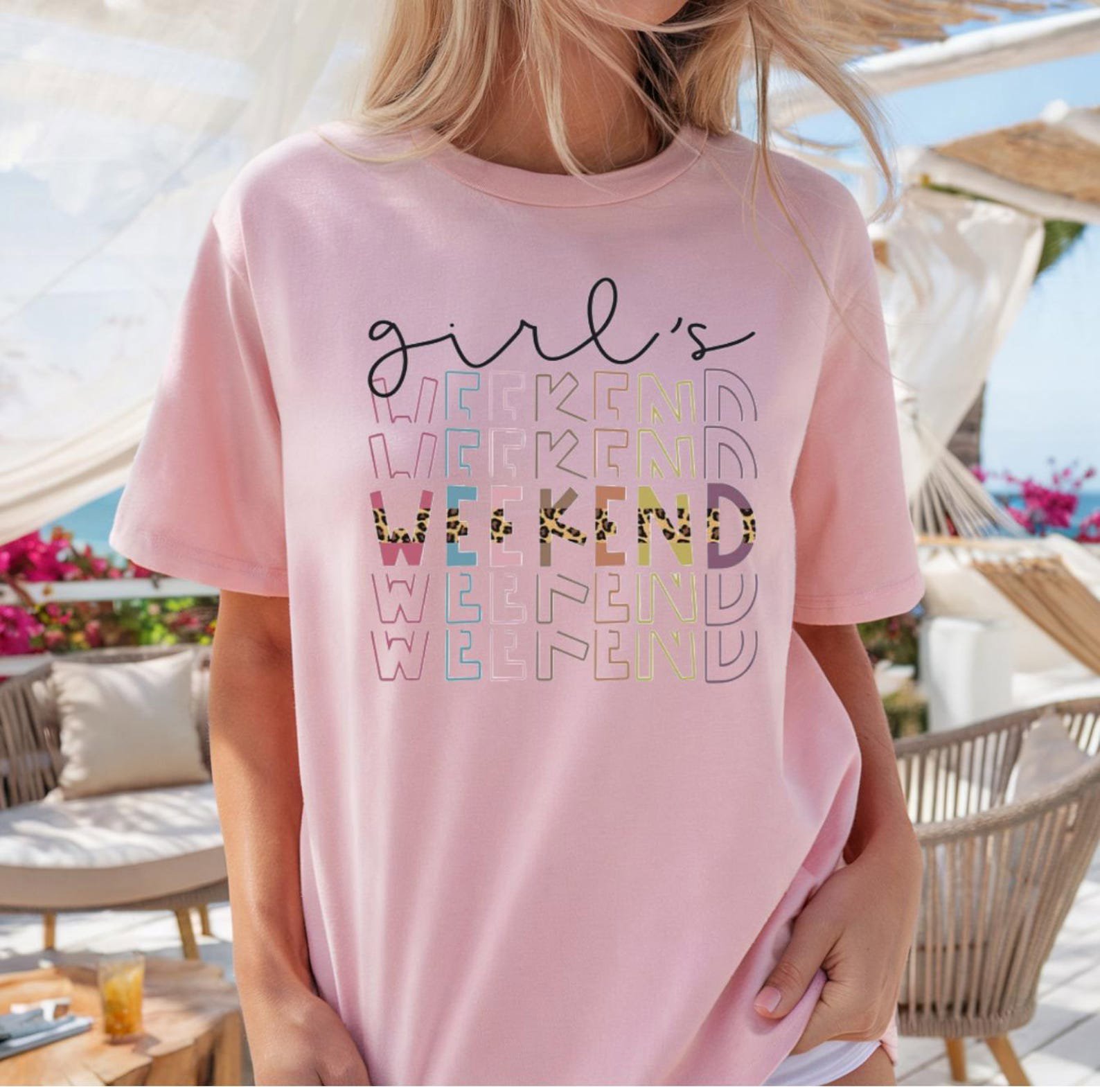 Girls Weekend Shirt, Girls Trip Shirt, Matching Group Vacation Shirts, Beach Trip Tee, Bachelorette Weekend Shirt Gift 7