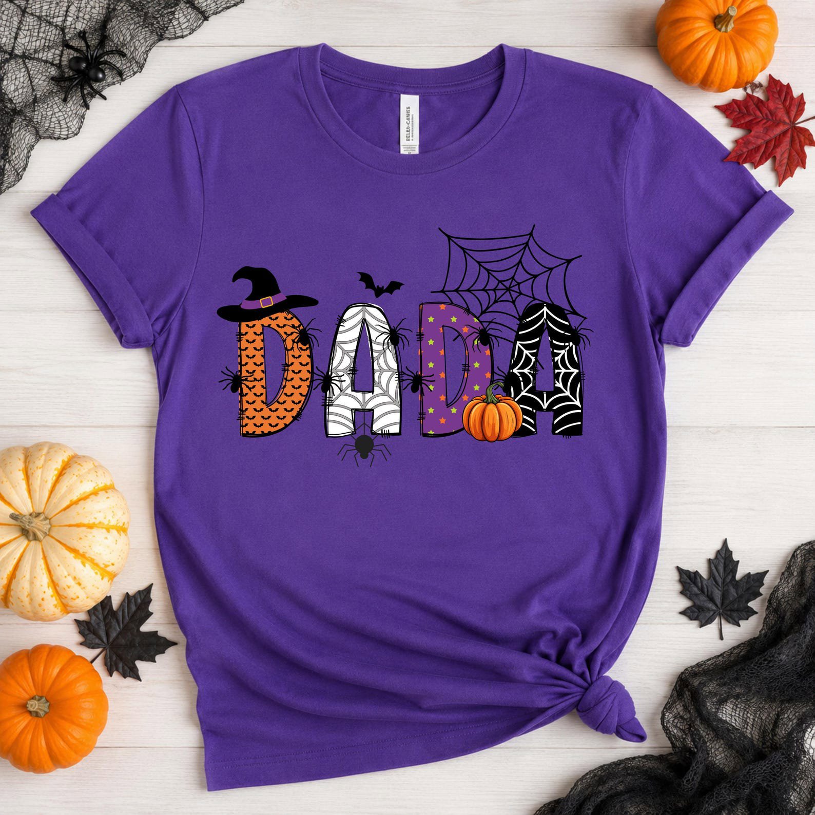 Personalized Halloween Family Shirt, Custom Name Witch Hat Pumpkin Sweatshirt, Matching Group Outfit 6