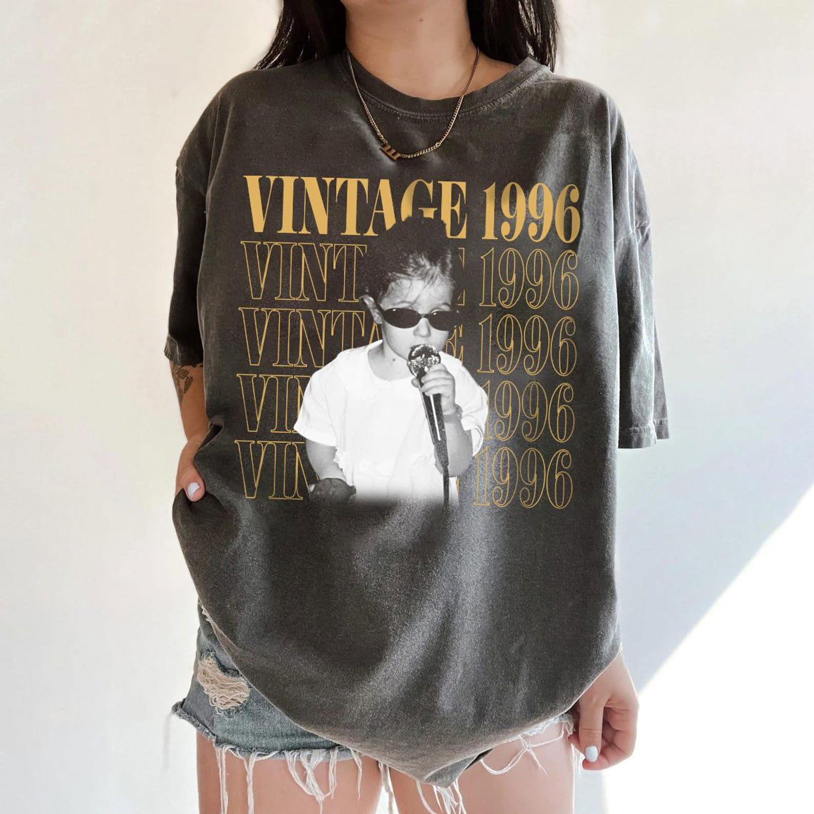 Custom Photo 30th Birthday Shirt Vintage Year Tee, Dirty 30 Shirt, Funny Birthday Party Shirt, Personalized Gift 8