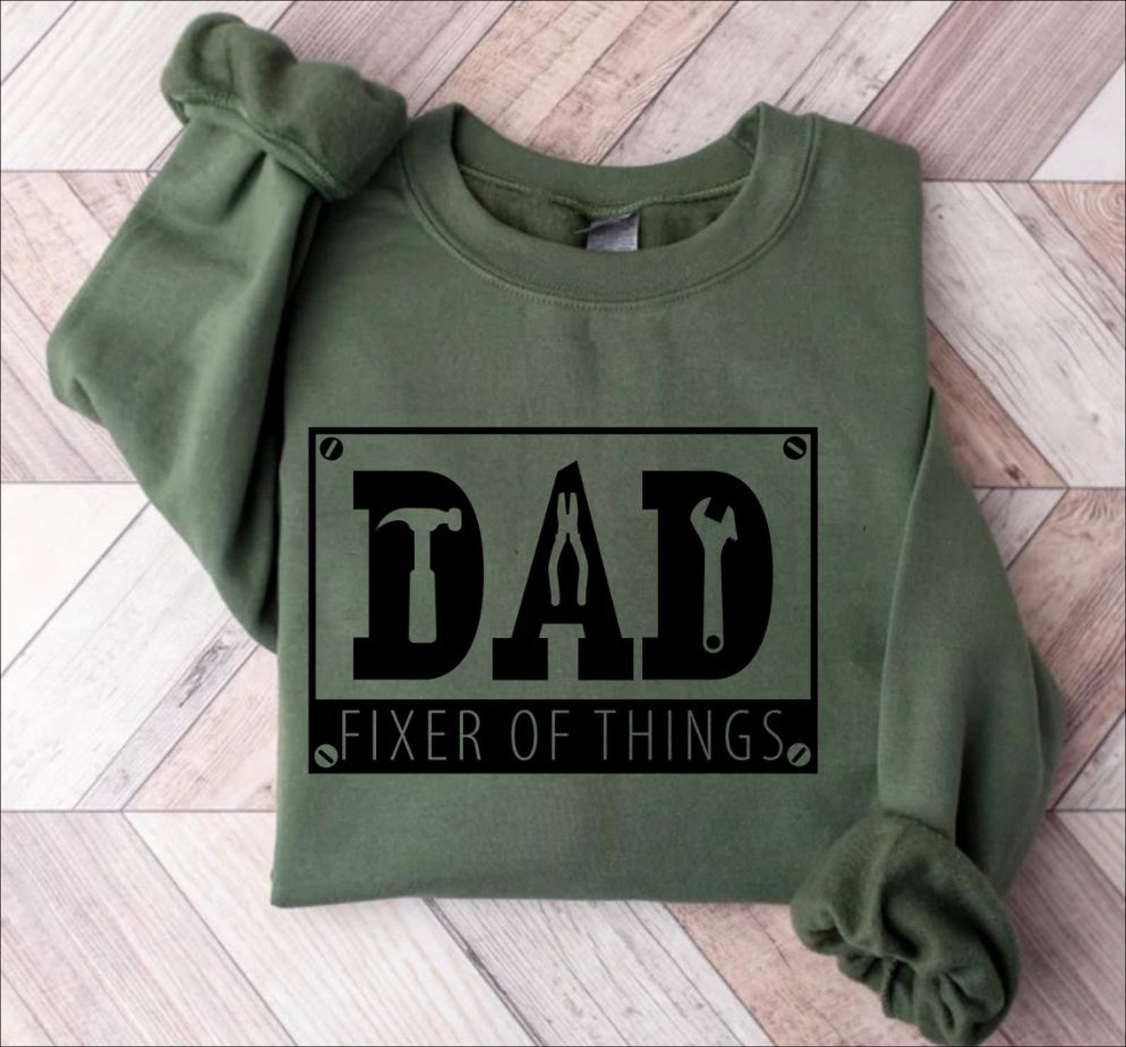 Funny Dad birthday Shirt,Fixer of Things Shirt,New Dad Shirt,Dad Shirt,Daddy Shirt,Father's Day Shirt,Best Dad shirt,Gift for Dad,Mr Fix It 5