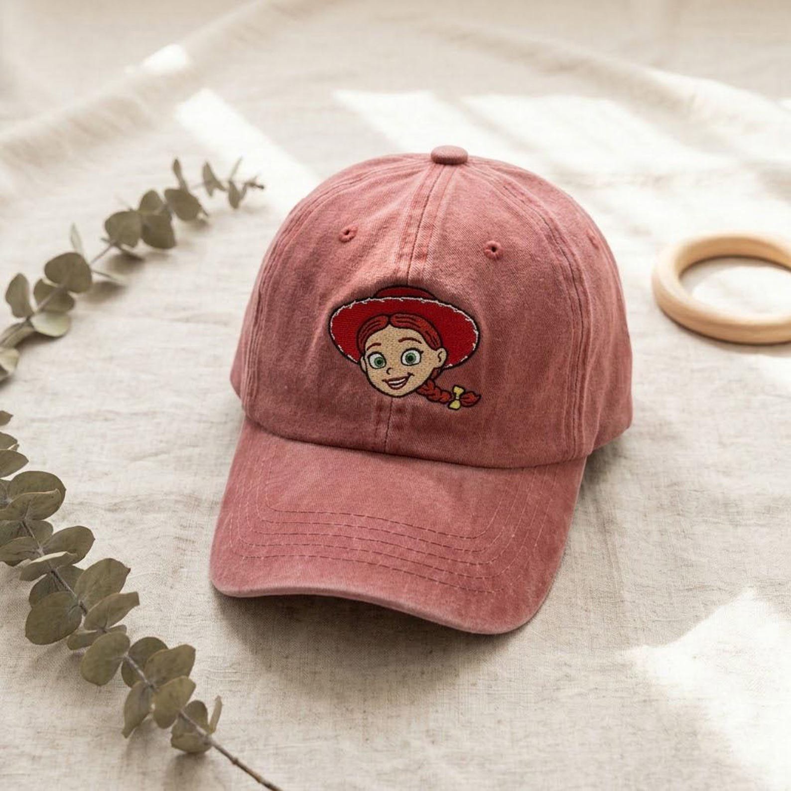 Embroidered Washed Dad Hat, Cute Cowboy Space Hero Alien Character Cap, Retro Cartoon Inspired Theme Park Vacation Gift 6