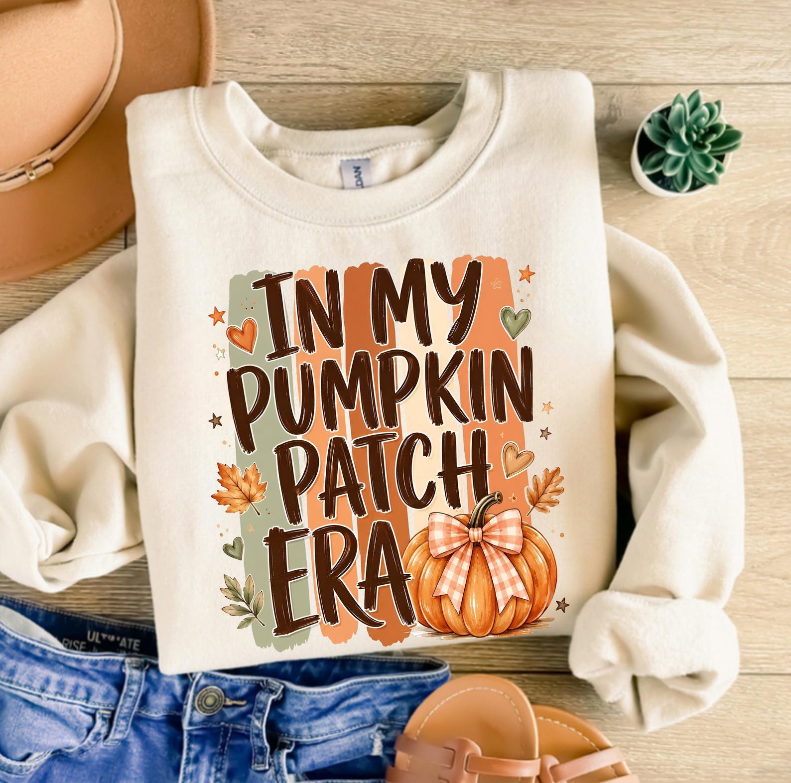 In My Pumpkin Patch Era SweatShirt, Fall Matching Pumpkin Picking Tee, Mom Daughter Autumn Outfit 6