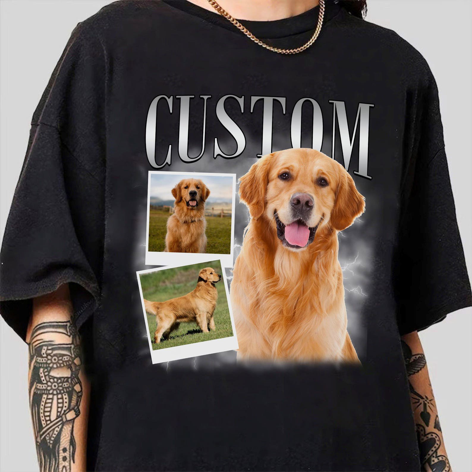 Personalized Dog Shirt, Custom Photo Comfort Colors Tee, Dog Lover Gift Shirt 7