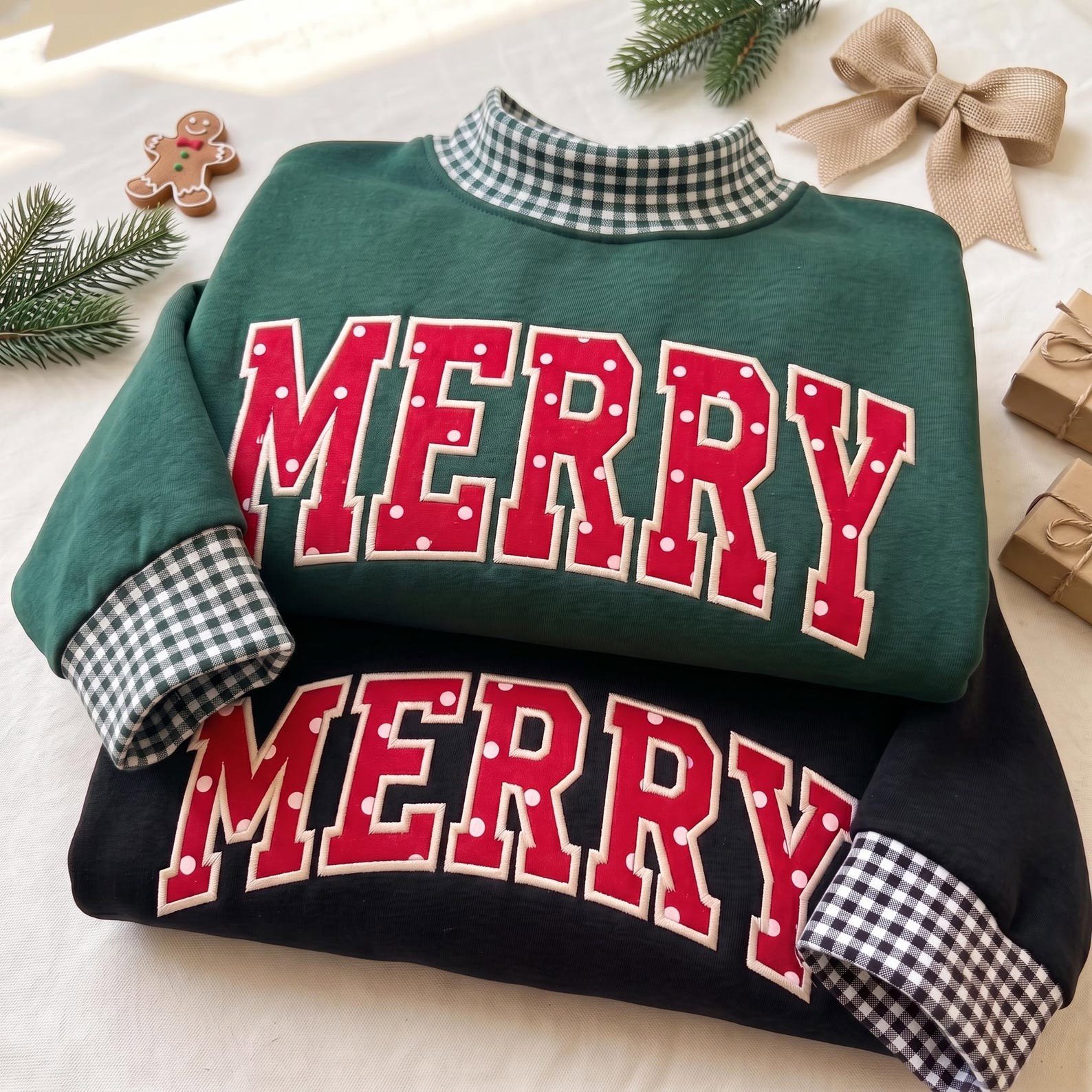 Gingham Mock Neck Mouse Balloon Sweatshirt, Personalized Name Sleeve Crewneck, Pastel Applique Birthday Shirt, Magical Keepsake Gift 3