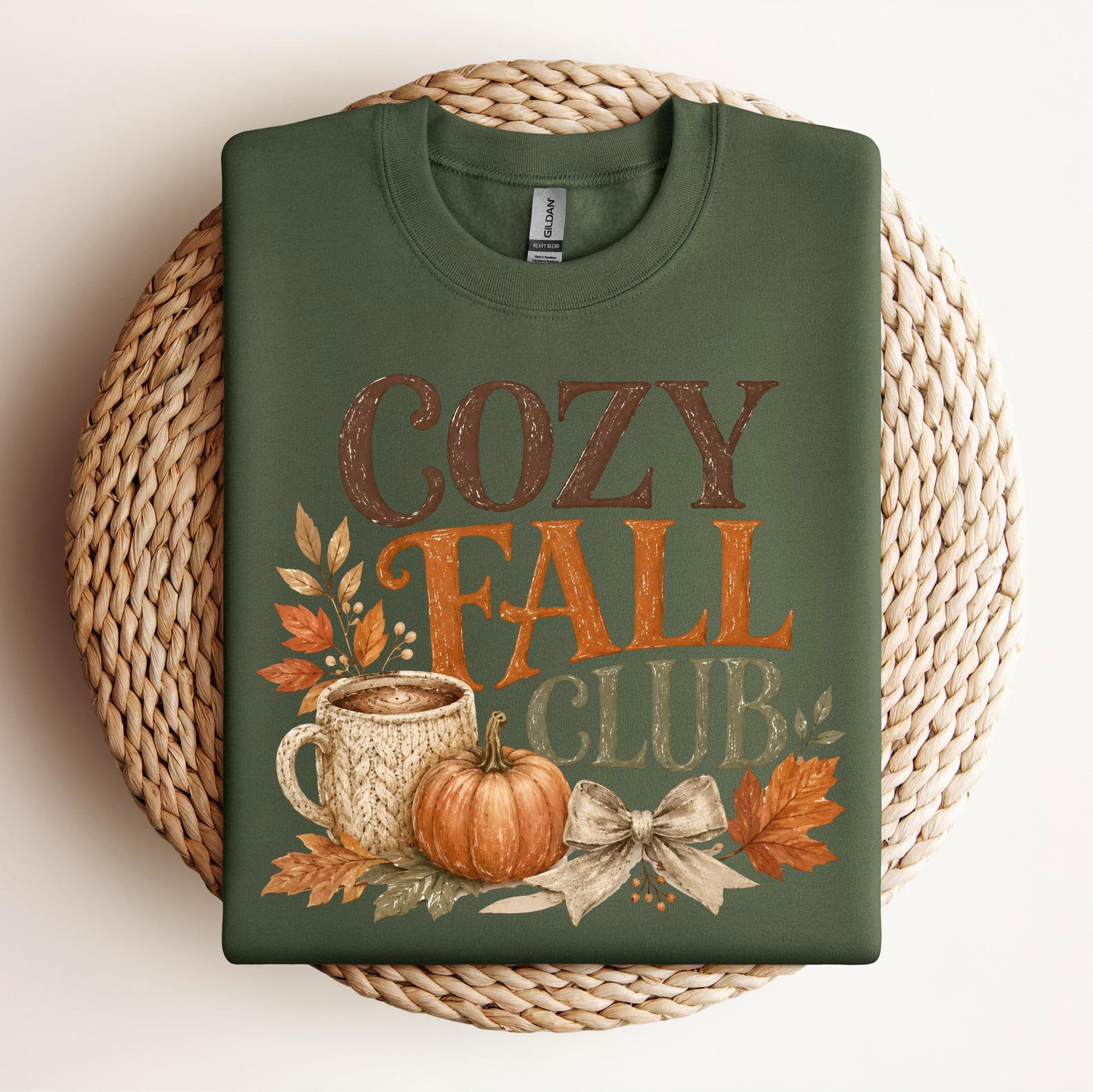 Cozy Fall Club Shirt for Matching Pumpkin Patch Season, Cozy Autumn Girls Trip Sweatshirt 6