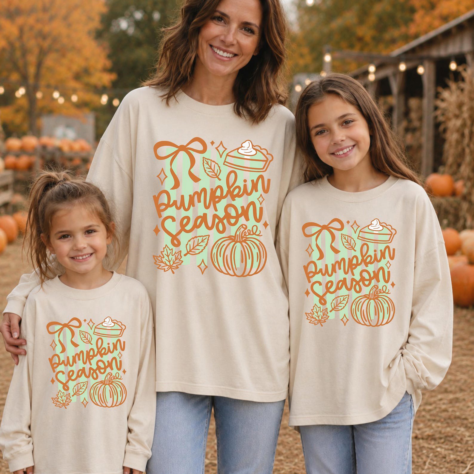 Pumpkin Season Shirt, Fall Autumn Tee, Patch Thanksgiving Outfit, Cozy Women Gift 2