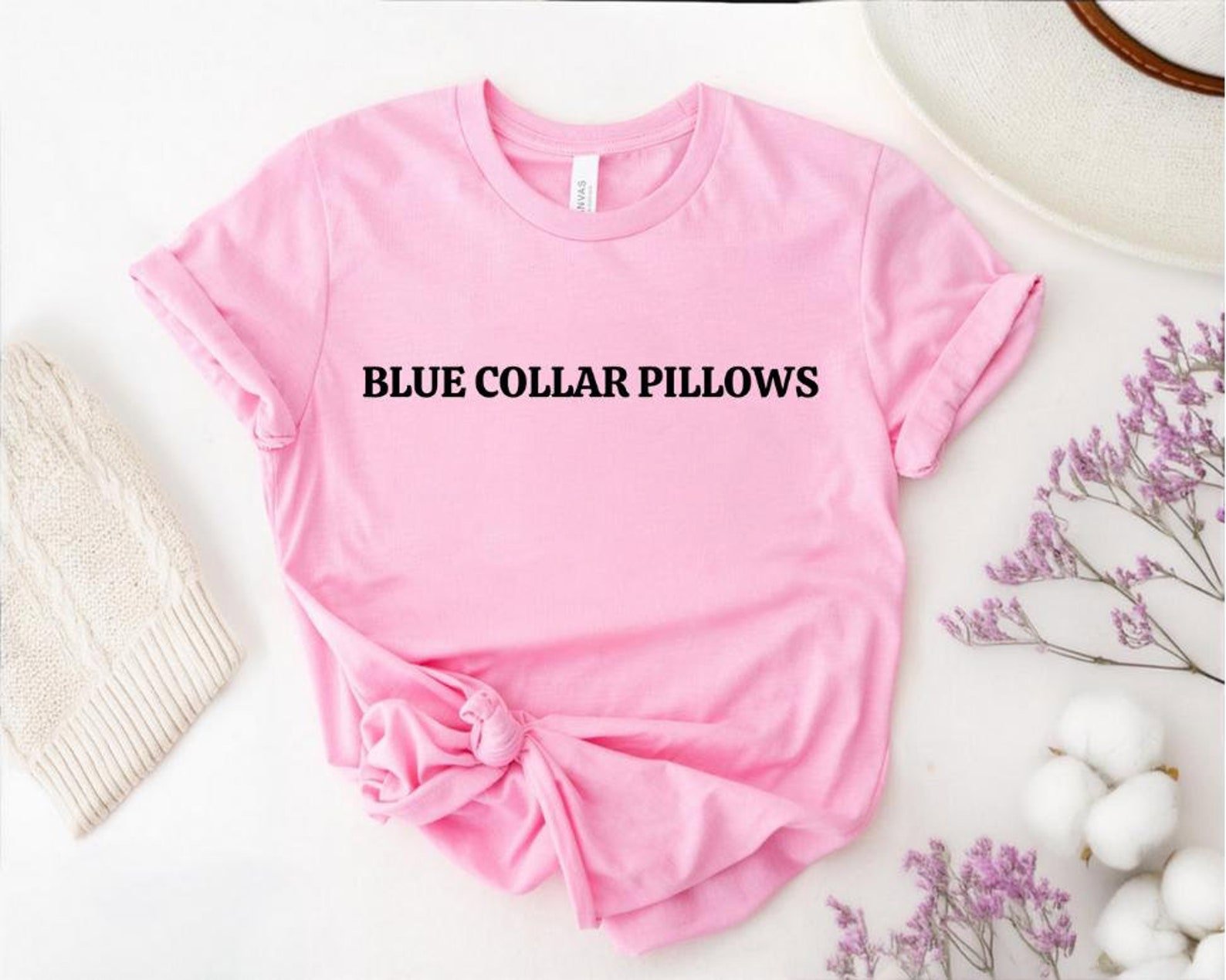 Funny Wife Gift: Spoiled Blue Collar Girlfriend Hoodie 2