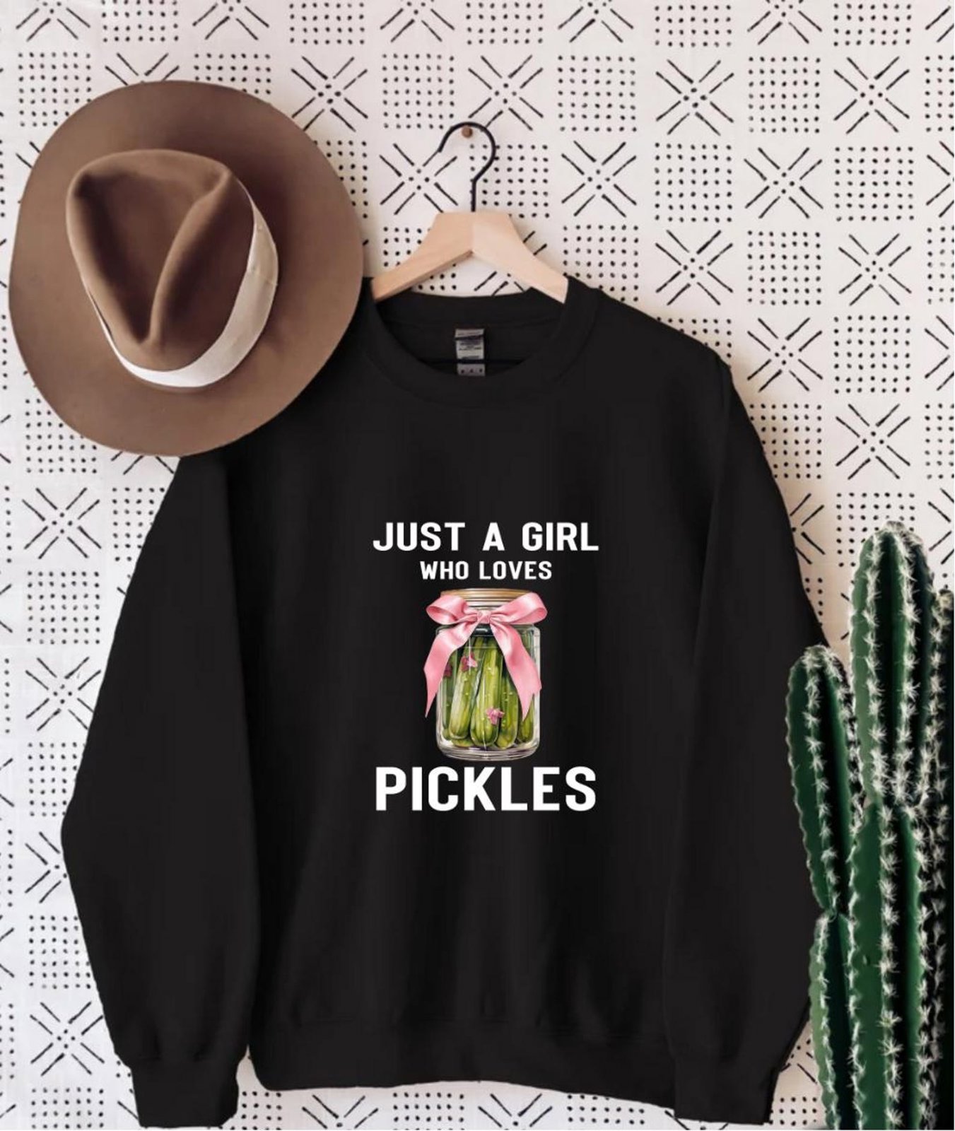 Just a Girl Who Loves Pickles Shirt, Funny Pickle Sweatshirt,Pickle Lover Gift, Birthday Shirt, Girls Pickle Shirt 4