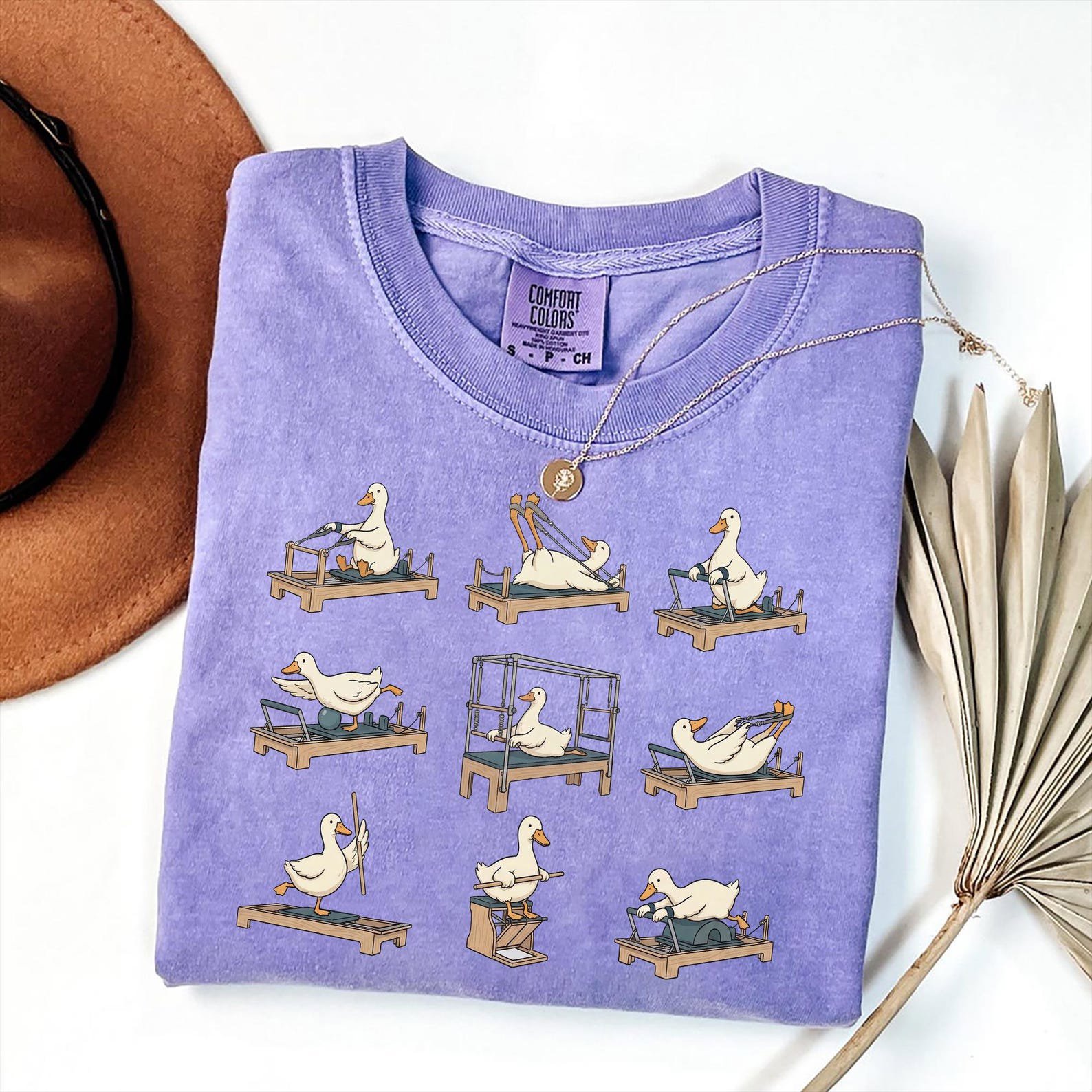 Pilates Girl Shirt Funny Goose Tee, Reformer Pilates Tshirt, Trendy Workout Shirt, Cute Fitness Aesthetic Tee 3