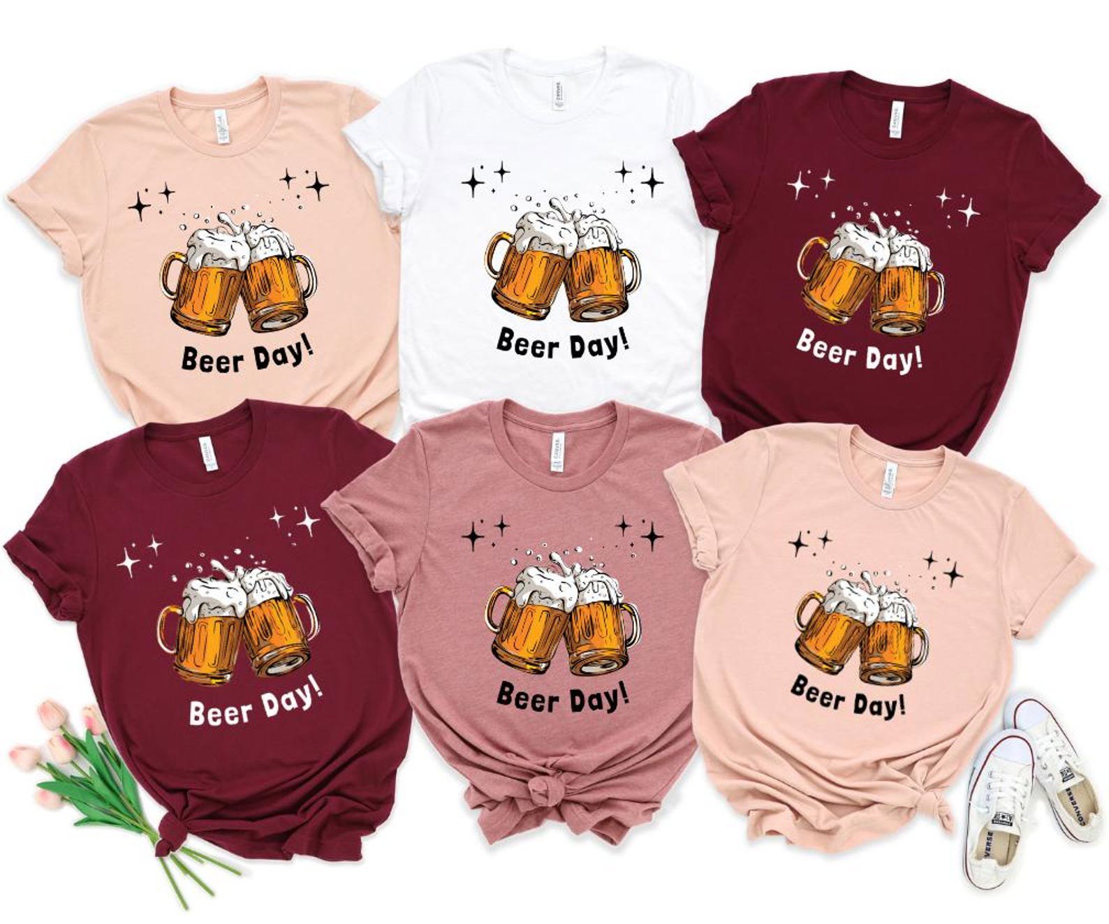 Beer Day Comfort Colors Shirt: Unisex Day Drinking Tee 3