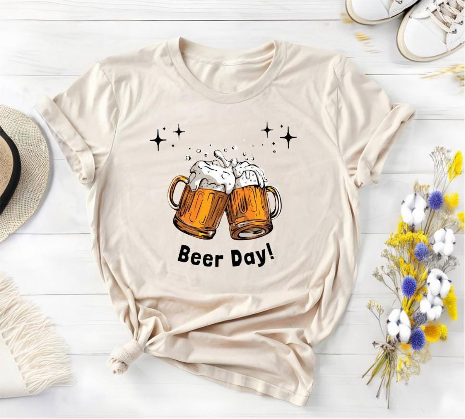 Beer Day Comfort Colors Shirt: Unisex Day Drinking Tee 1