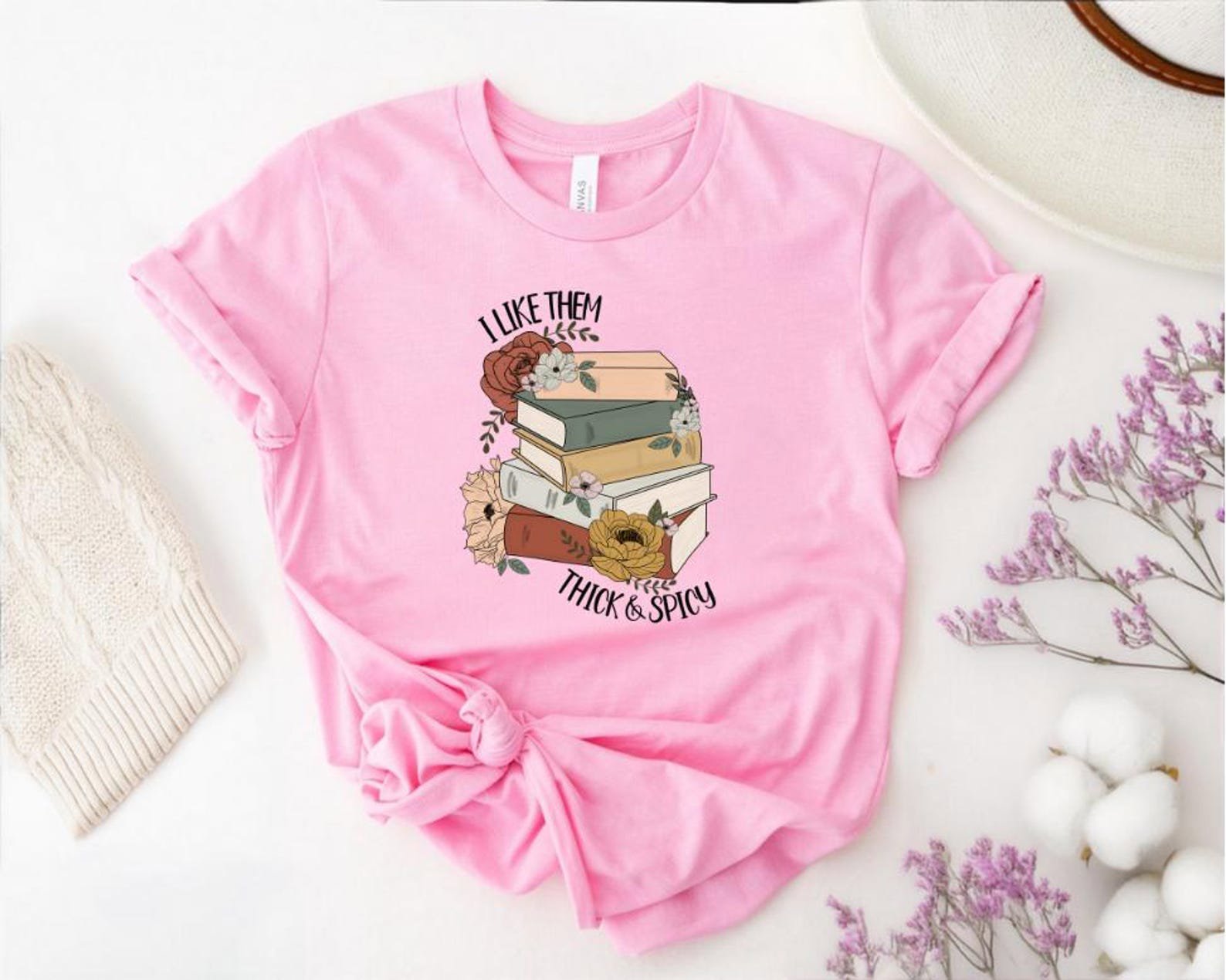 I Like Them Thick & Spicy Sweatshirt - Bookish Reader Gift 3