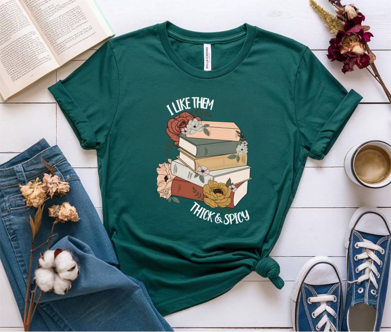 I Like Them Thick & Spicy Sweatshirt - Bookish Reader Gift 4