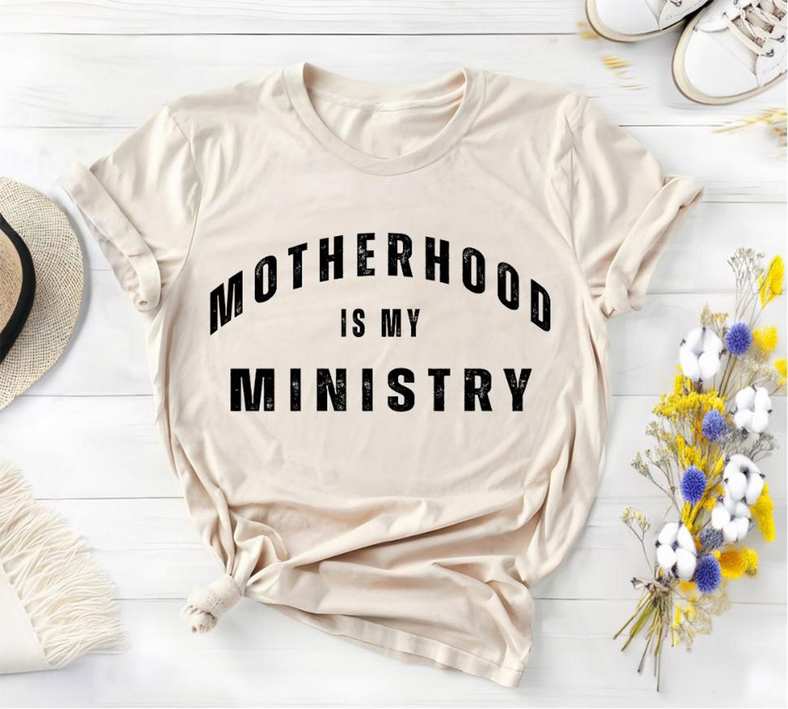 Motherhood is My Ministry Sweatshirt - Christian Gifts for Her 2