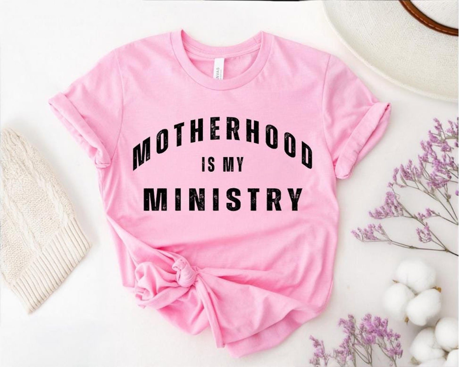 Motherhood is My Ministry Sweatshirt - Christian Gifts for Her 1