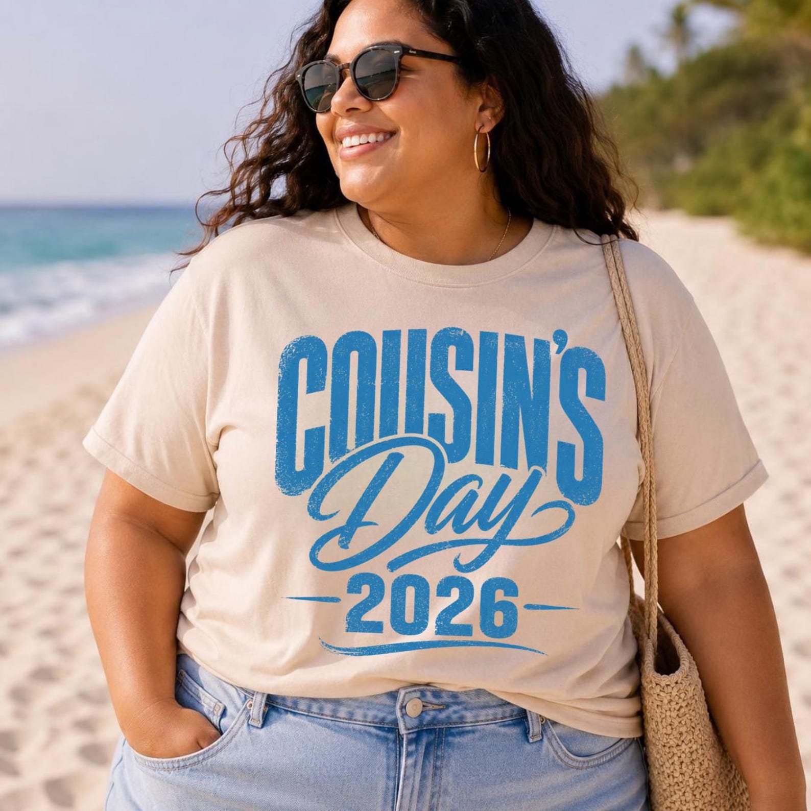 Plus Size Matching Cousins Trip Shirt,Family Beach Vacation Tee, Cousin's Day 2026 Sweatshirt 4