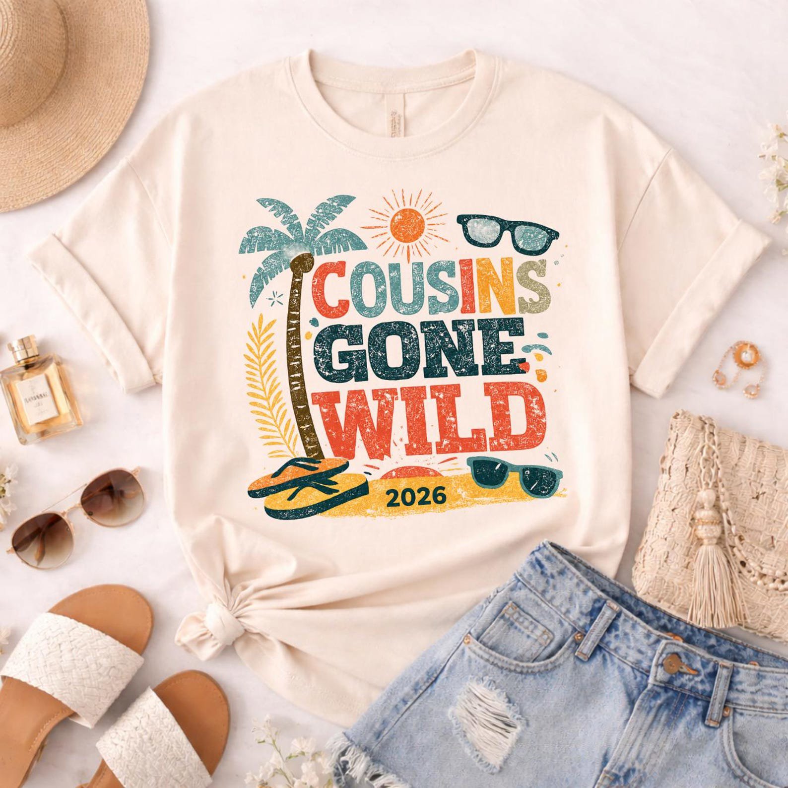 Matching Cousins Gone Wild Shirt for Family Vacations, Gatherings or Reuinions 3