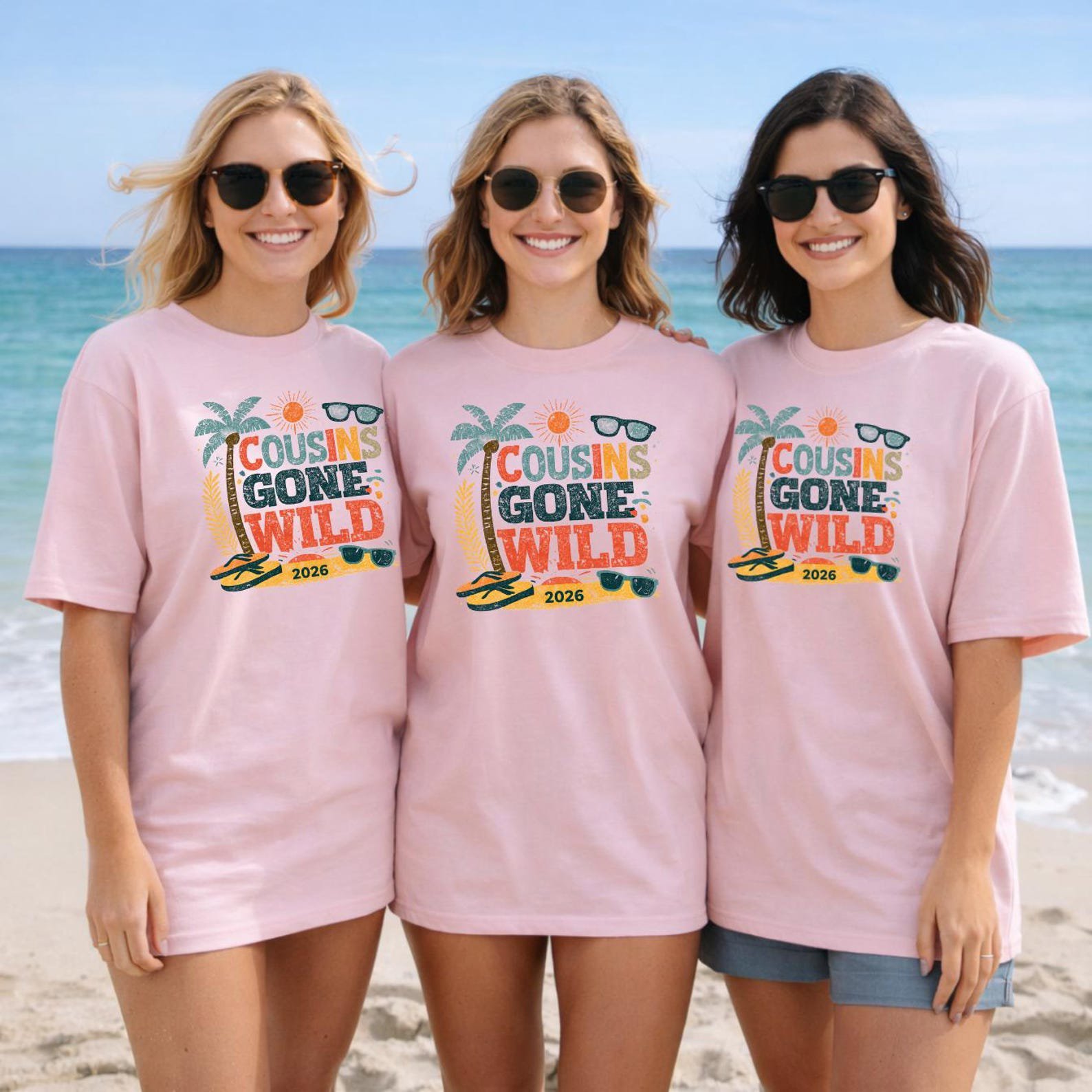 Matching Cousins Gone Wild Shirt for Family Vacations, Gatherings or Reuinions 10