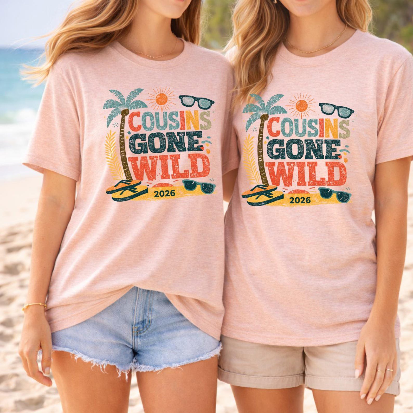 Matching Cousins Gone Wild Shirt for Family Vacations, Gatherings or Reuinions 12
