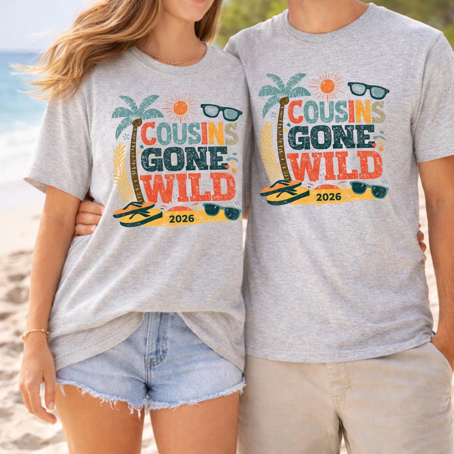 Matching Cousins Gone Wild Shirt for Family Vacations, Gatherings or Reuinions 11