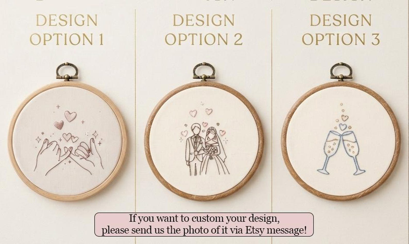 Personalized Wedding Embroidery Hoop, Engagement Gift, Bridal Shower Keepsake, Custom Couple Names and Date Ornament, Newlywed Decor 3