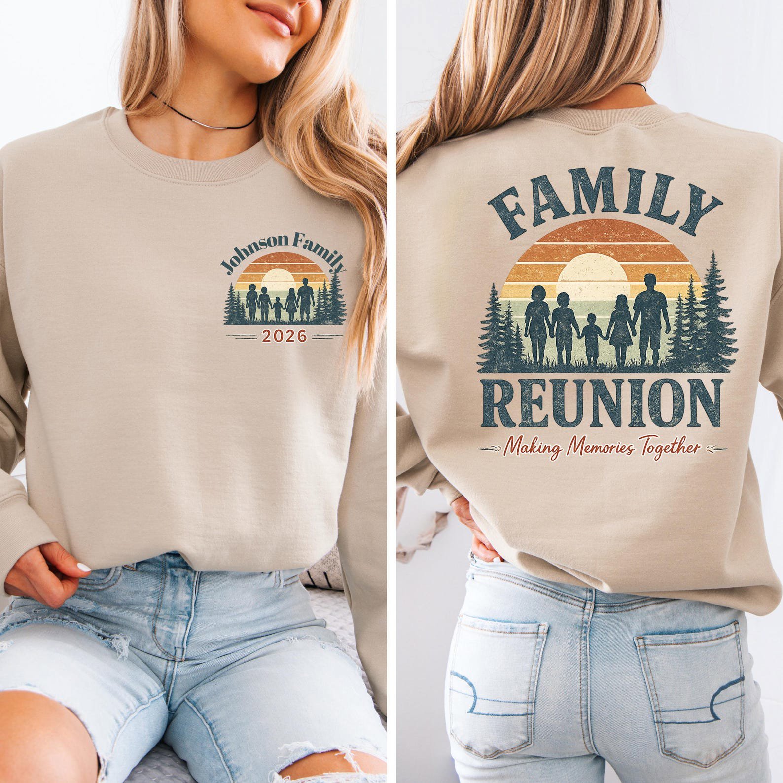 Family Reunion Personalized Shirts 2026, Matching Family Reunion Sweatshirt, Custom Family Gathering Shirt, Family Vacation Tee 2