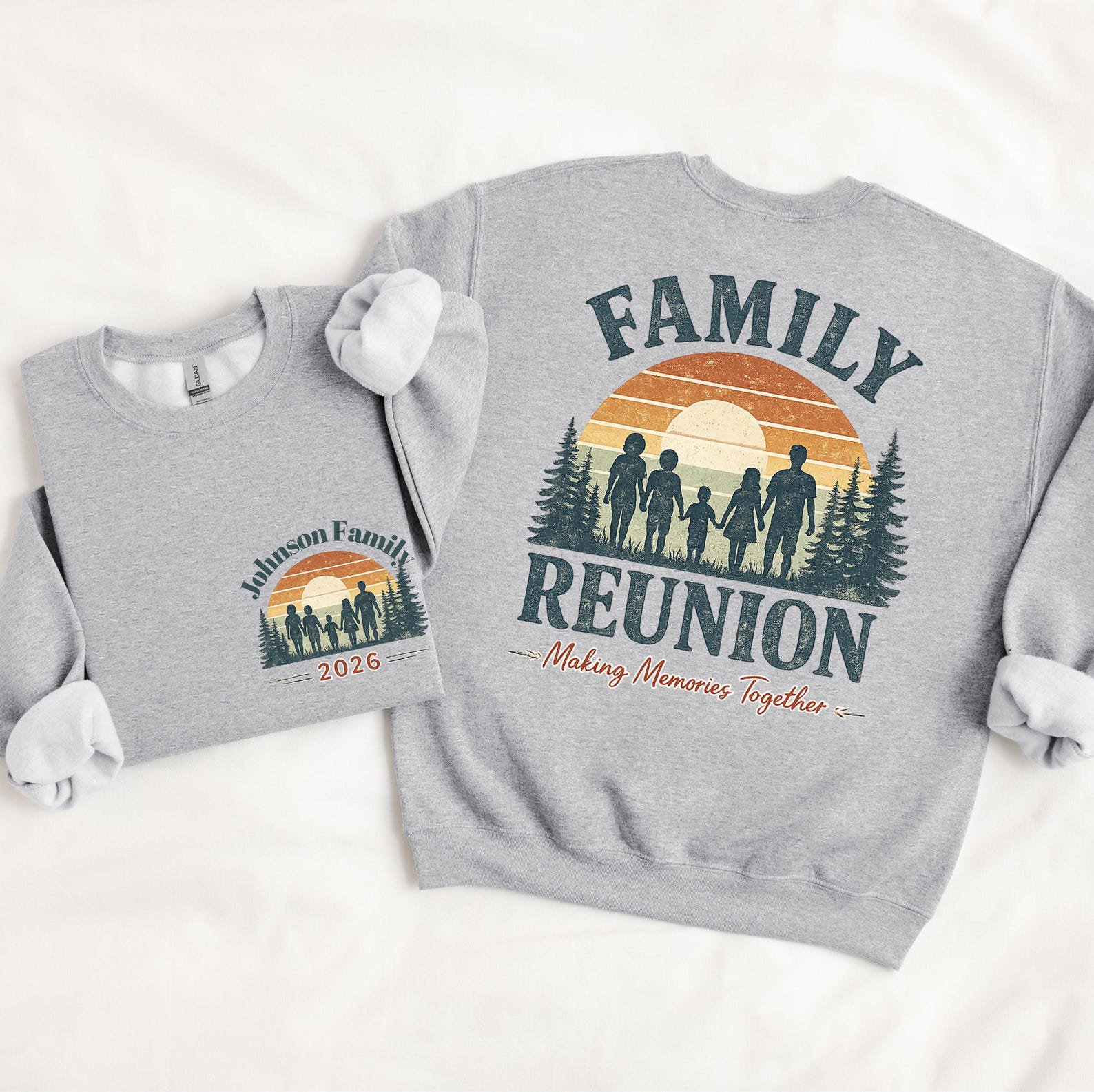 Family Reunion Personalized Shirts 2026, Matching Family Reunion Sweatshirt, Custom Family Gathering Shirt, Family Vacation Tee 6