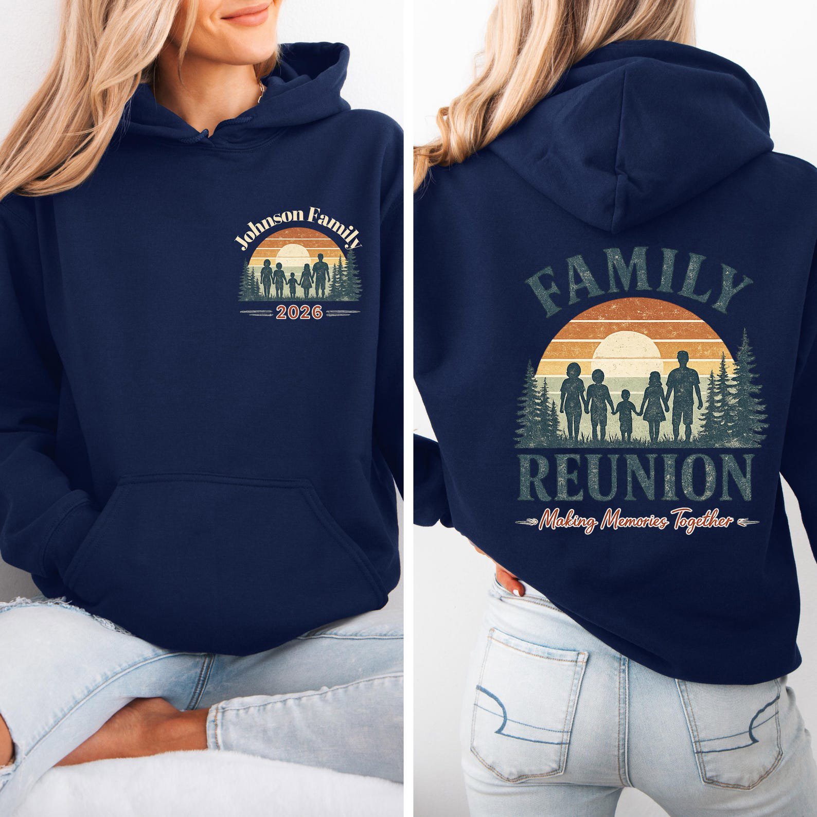 Family Reunion Personalized Shirts 2026, Matching Family Reunion Sweatshirt, Custom Family Gathering Shirt, Family Vacation Tee 7
