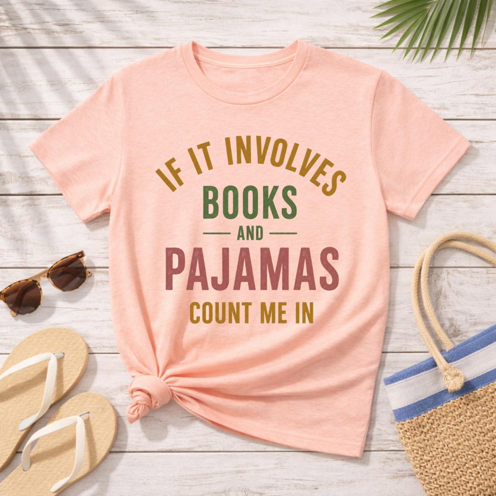Book Lover Sweatshirt , Books and Pajamas Tee, Cozy Reading Gift 7