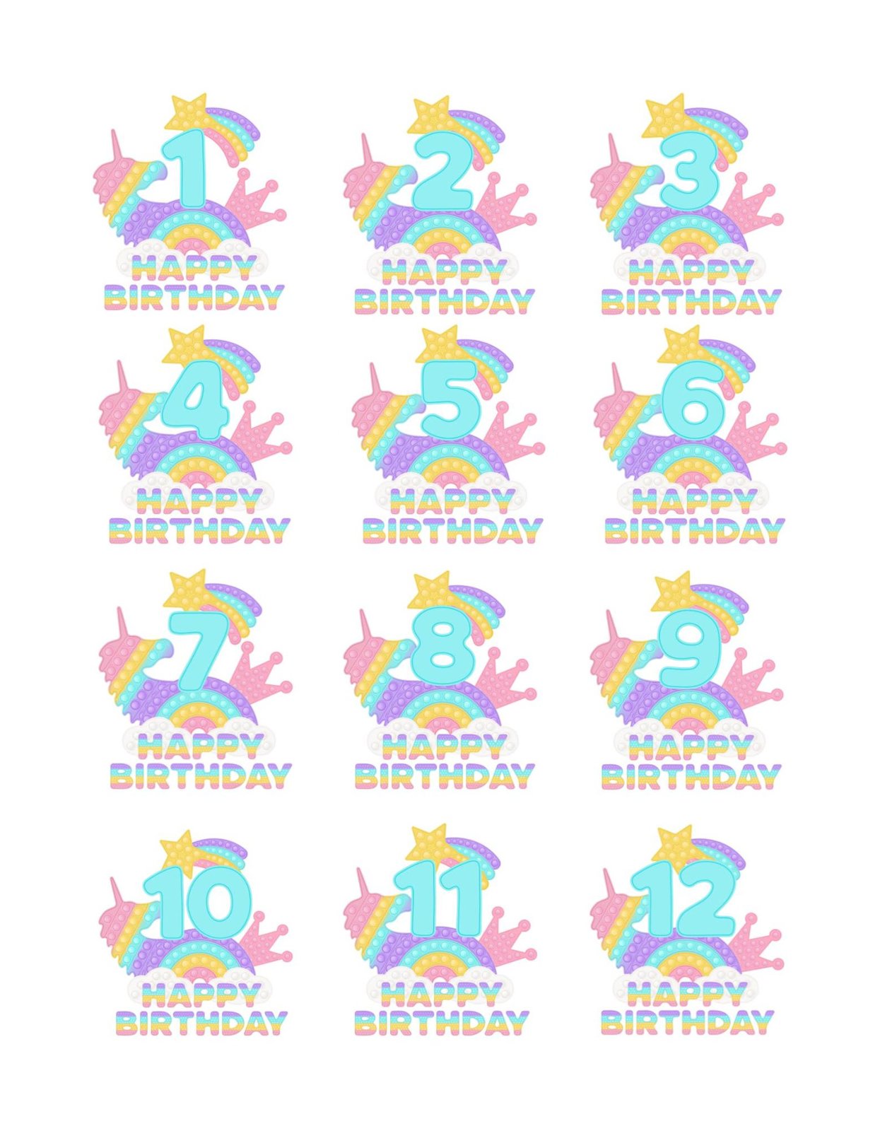 Personalized Unicorn Birthday Shirt: Custom Girls' Tee 6