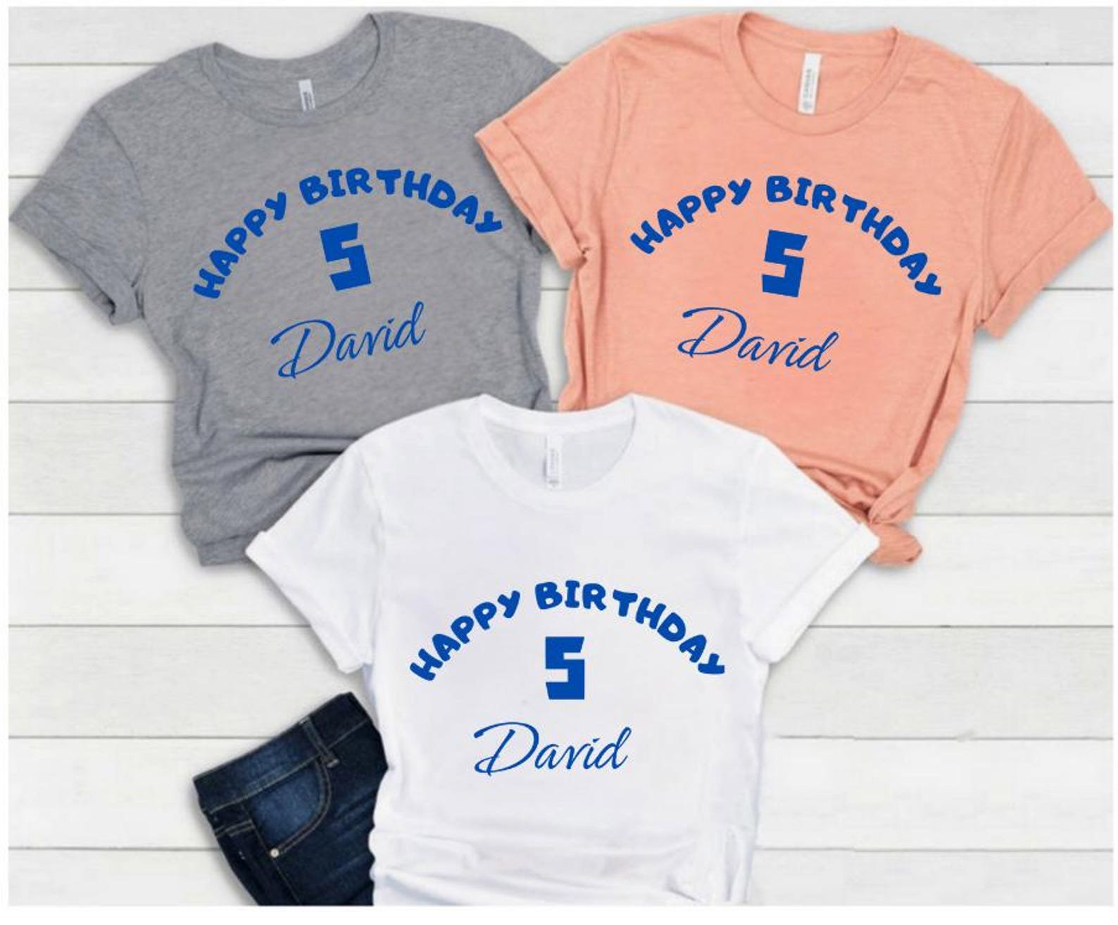 Custom Birthday Boy Shirt: Personalized Dinosaur Tee 4