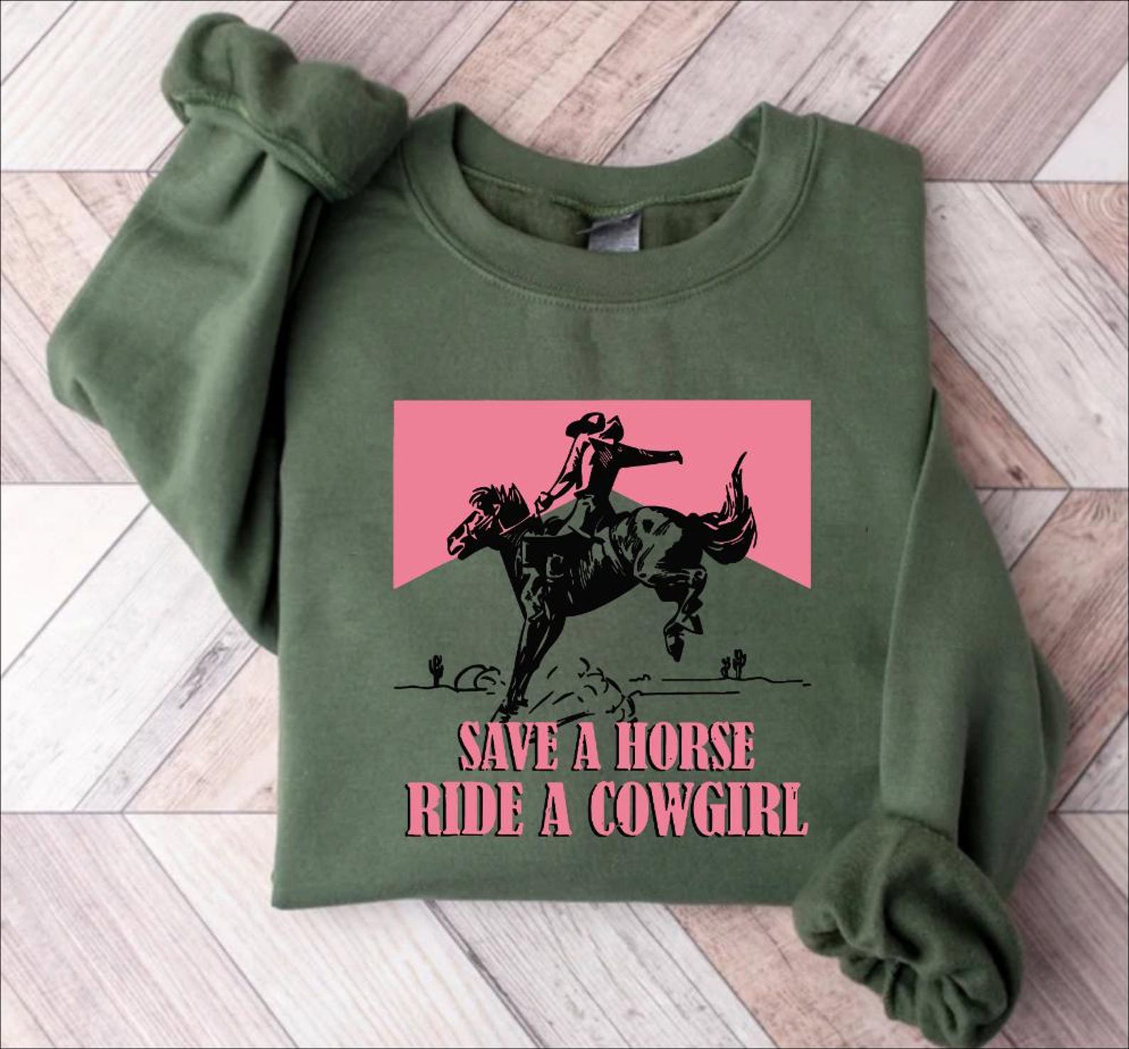 Save A Horse Ride A Cowgirl Shirt 6