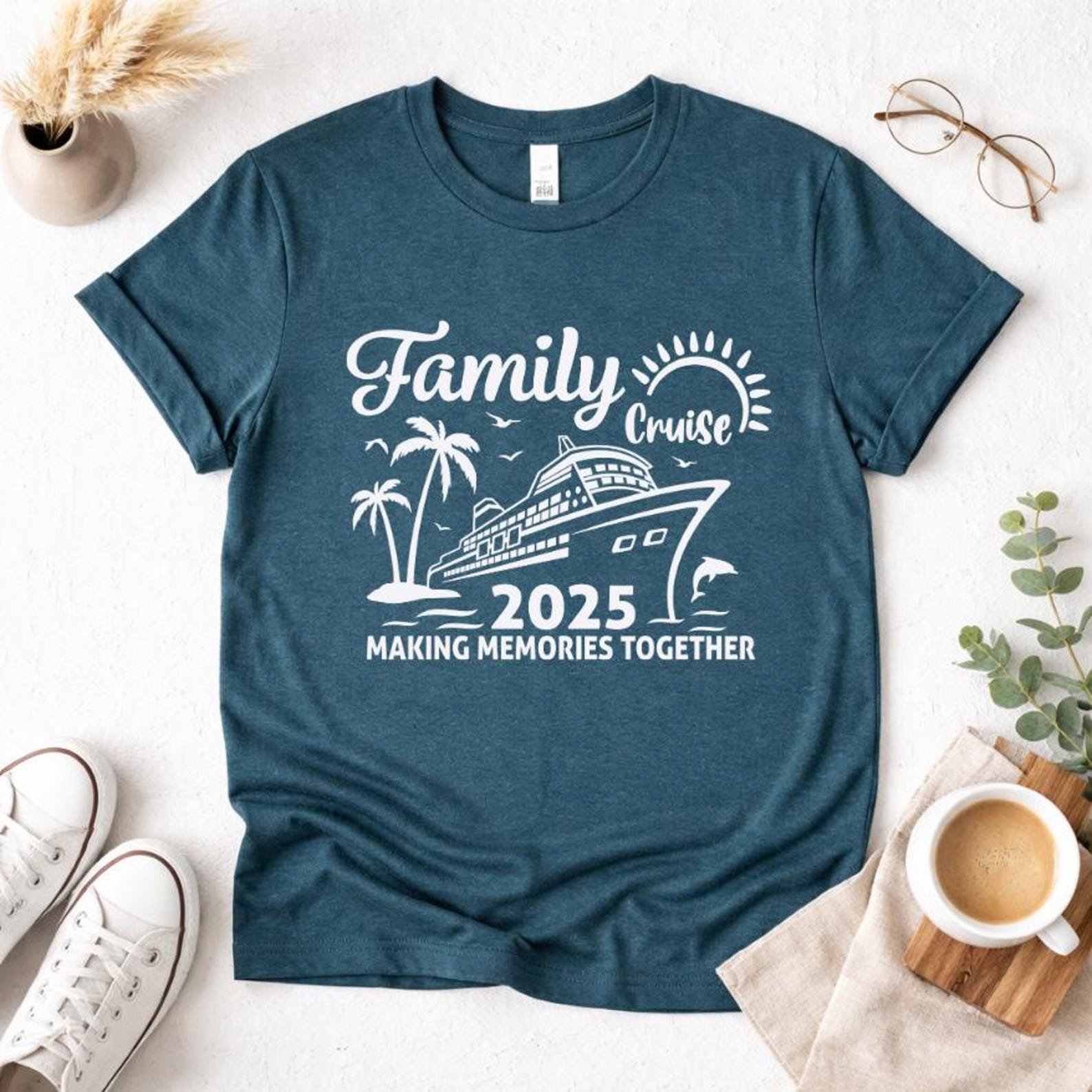 Custom Year Family Cruise Shirt, Cruise Tee, Matching Family Cruise Shirts, Cruise Squad Vacation Top, Family Trip Reunion,Memories Together 2