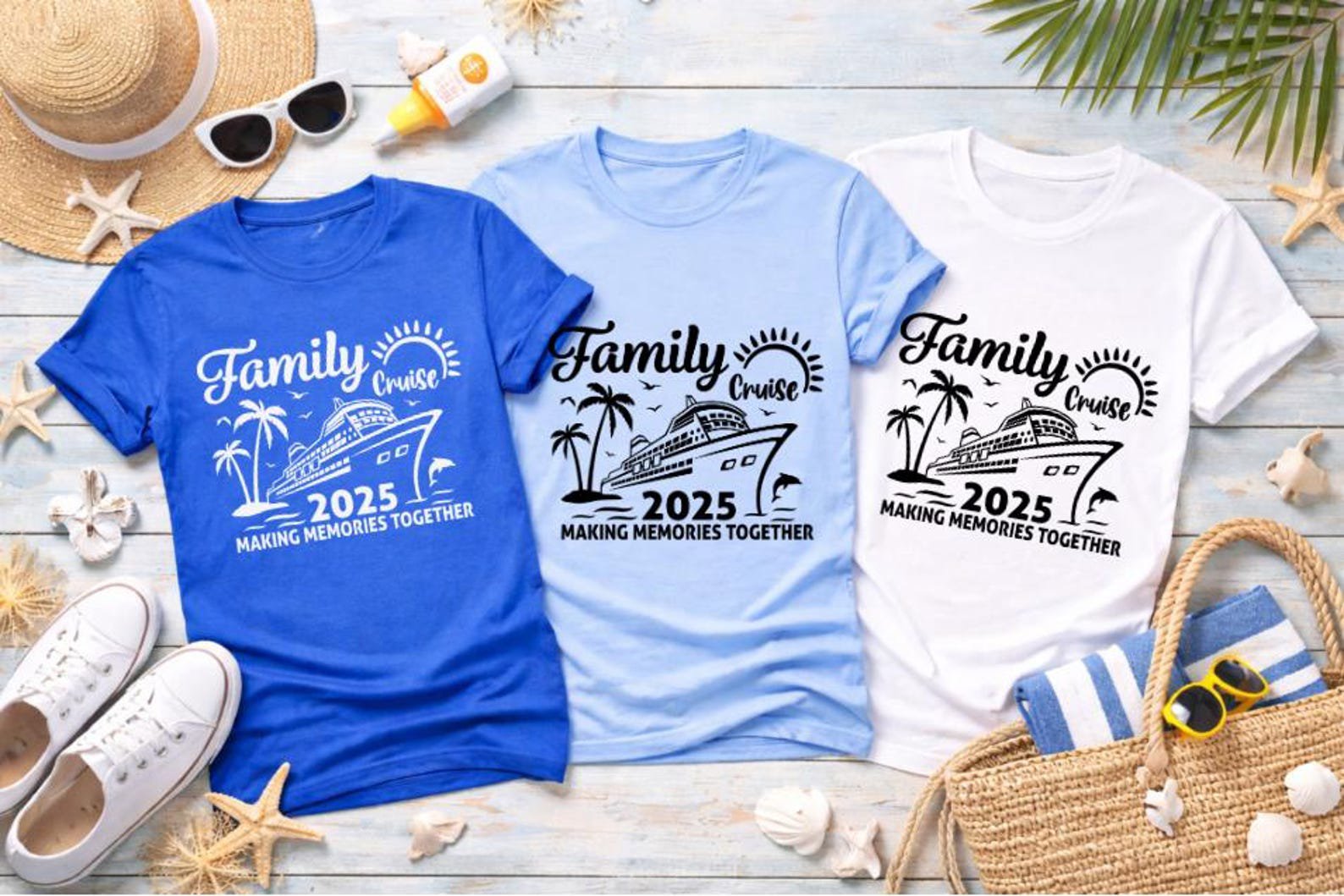 Custom Year Family Cruise Shirt, Cruise Tee, Matching Family Cruise Shirts, Cruise Squad Vacation Top, Family Trip Reunion,Memories Together 7