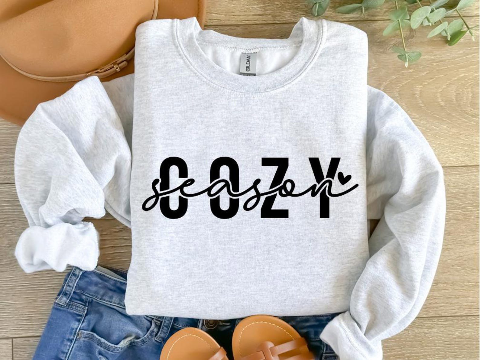 Cozy Season Winter Sweatshirt, Cozy Season Sweatshirt, Winter Sweatshirt, Holiday Sweatshirt, Gift for Christmas, Funny Winter Sweatshirt 3