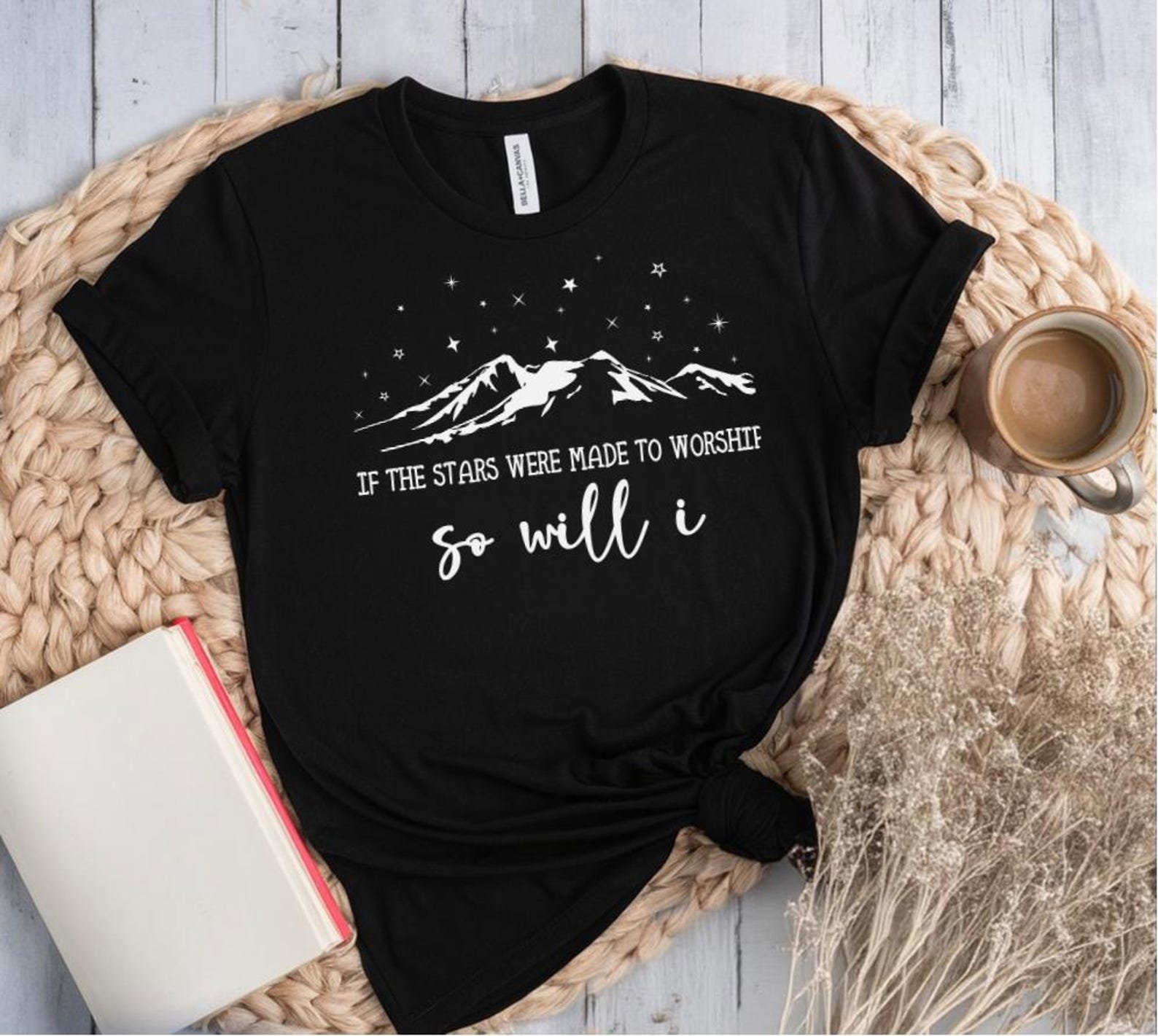 If The Stars Were Made To Worship Shirt, Religious Sweatshirt, Christian Shirts For Women, Bible Verse Shirt, Faith Shirt, Christian Sweater 5