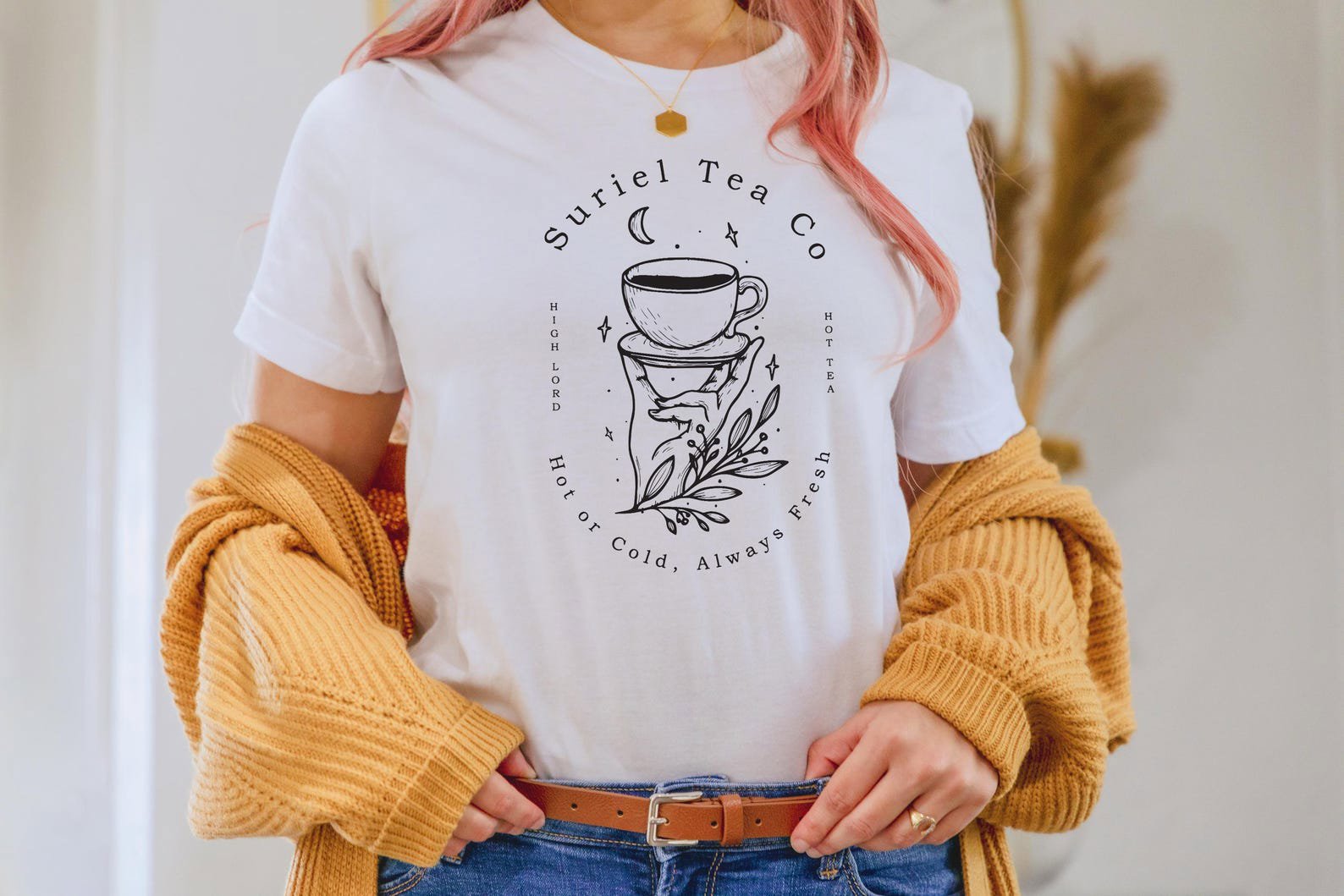 Suriel Tea Co Comfort Colors Shirt - A Court Of Thorns And Roses 2