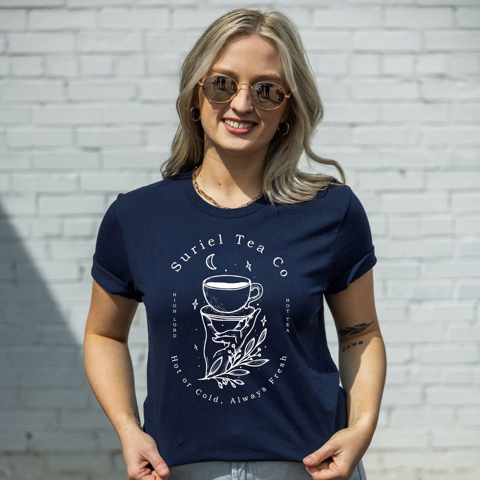 Suriel Tea Co Comfort Colors Shirt - A Court Of Thorns And Roses 3