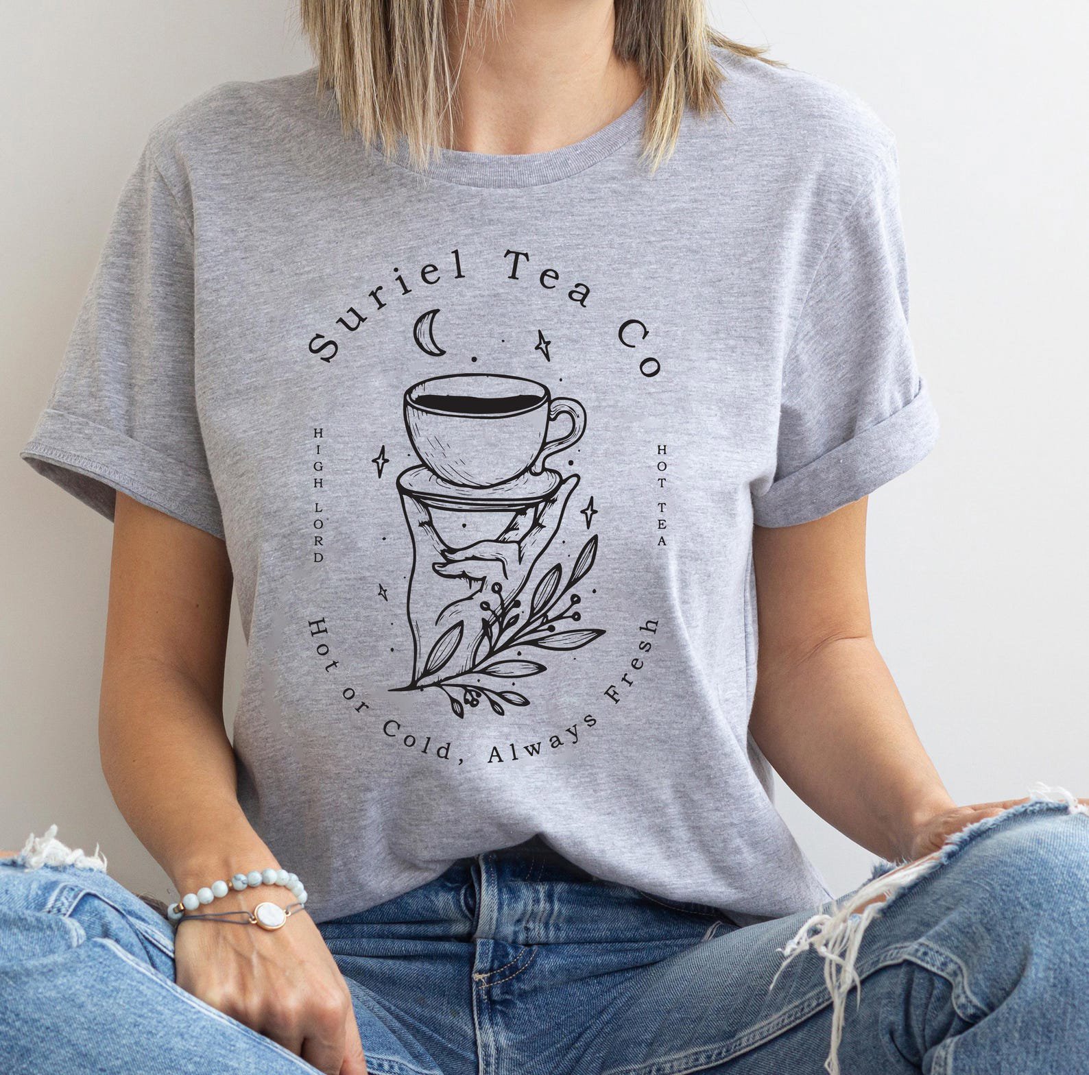 Suriel Tea Co Comfort Colors Shirt - A Court Of Thorns And Roses 4