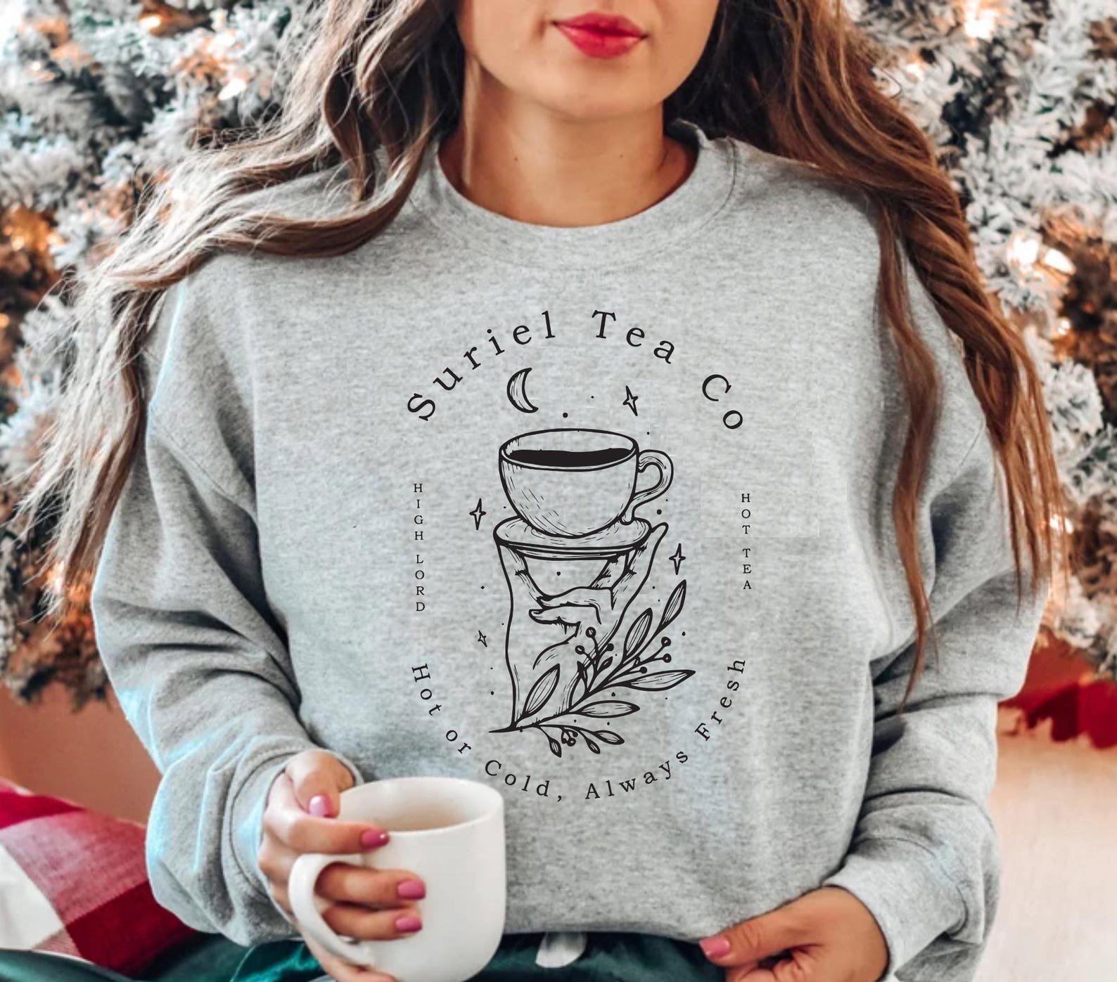 Suriel Tea Co Comfort Colors Shirt - A Court Of Thorns And Roses 6