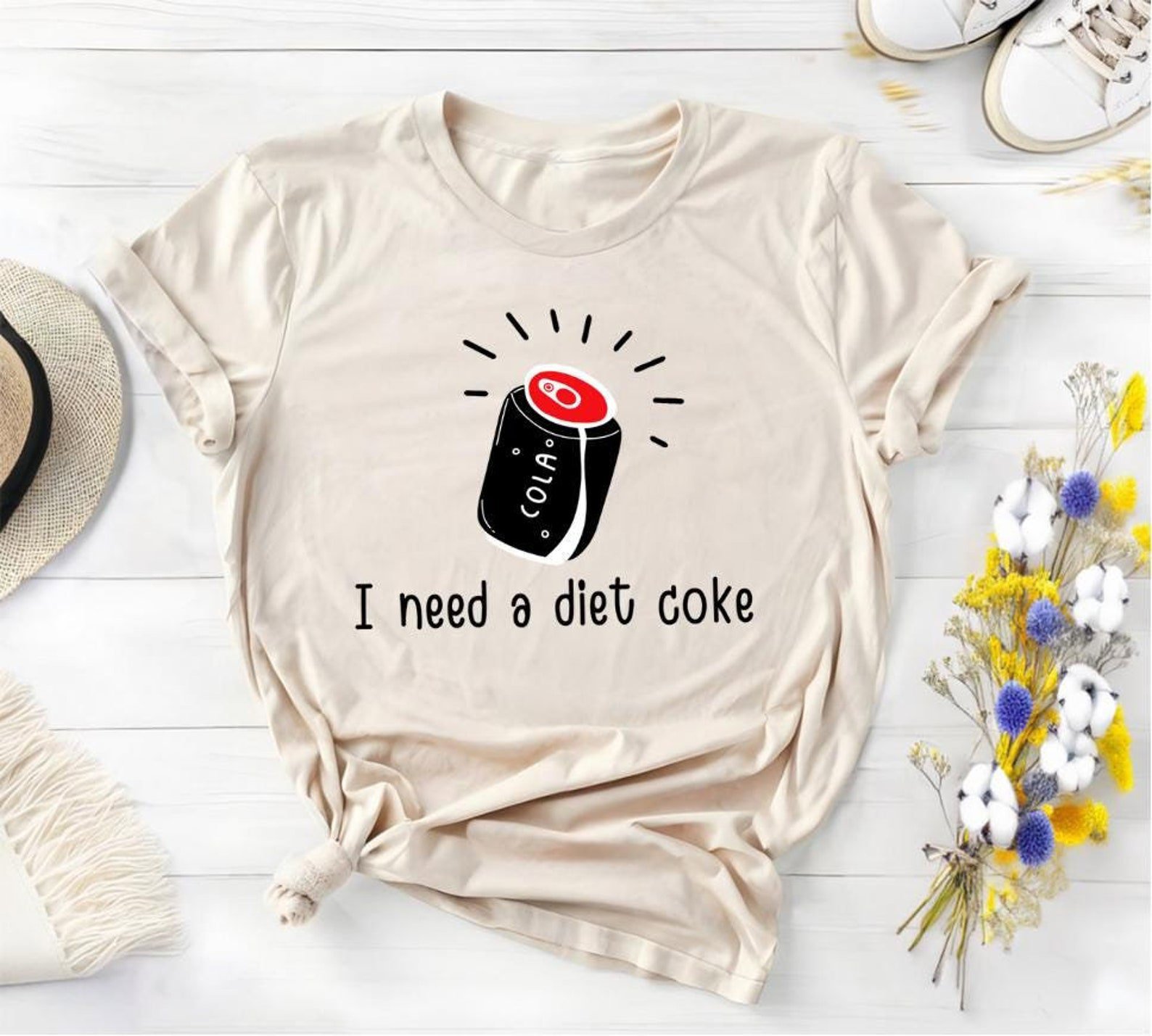 I Need A Diet Coke Shirt: Trendy Coke Sweatshirt 1