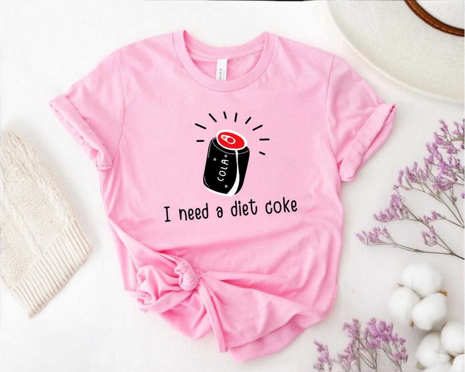 I Need A Diet Coke Shirt: Trendy Coke Sweatshirt 6