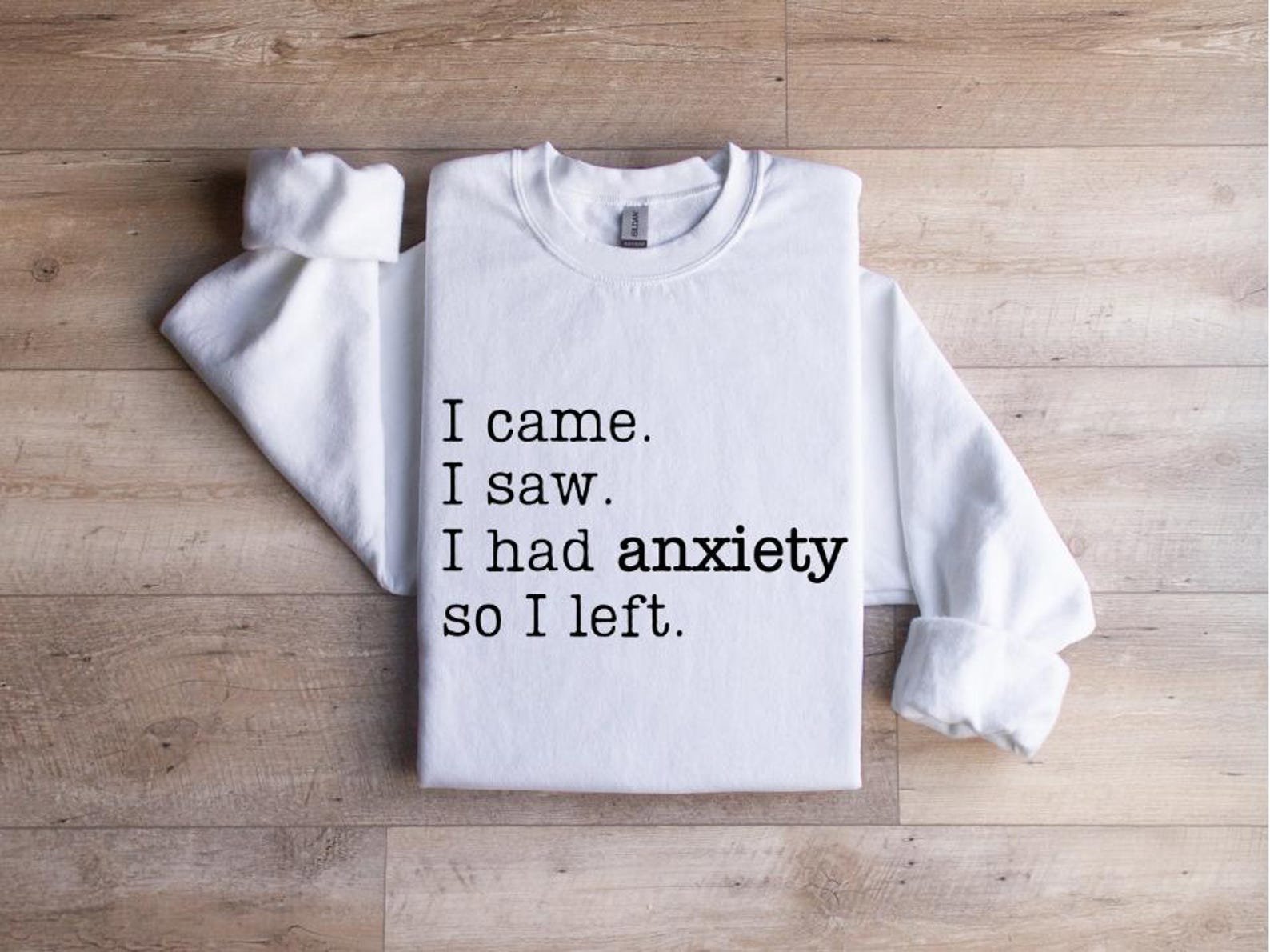 Sarcastic Introvert Shirt: Funny Anxiety Sweatshirt 7