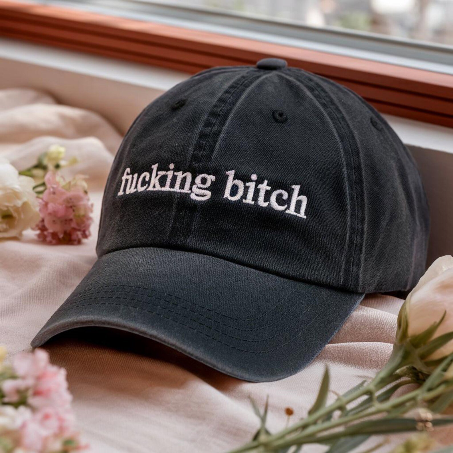 Personalized Text Embroidered Baseball Cap, Custom Logo Hat, Retro Baseball Hat, Vintage Couples Cap, Birthday Gift Hat, Mother's Day Gift 3