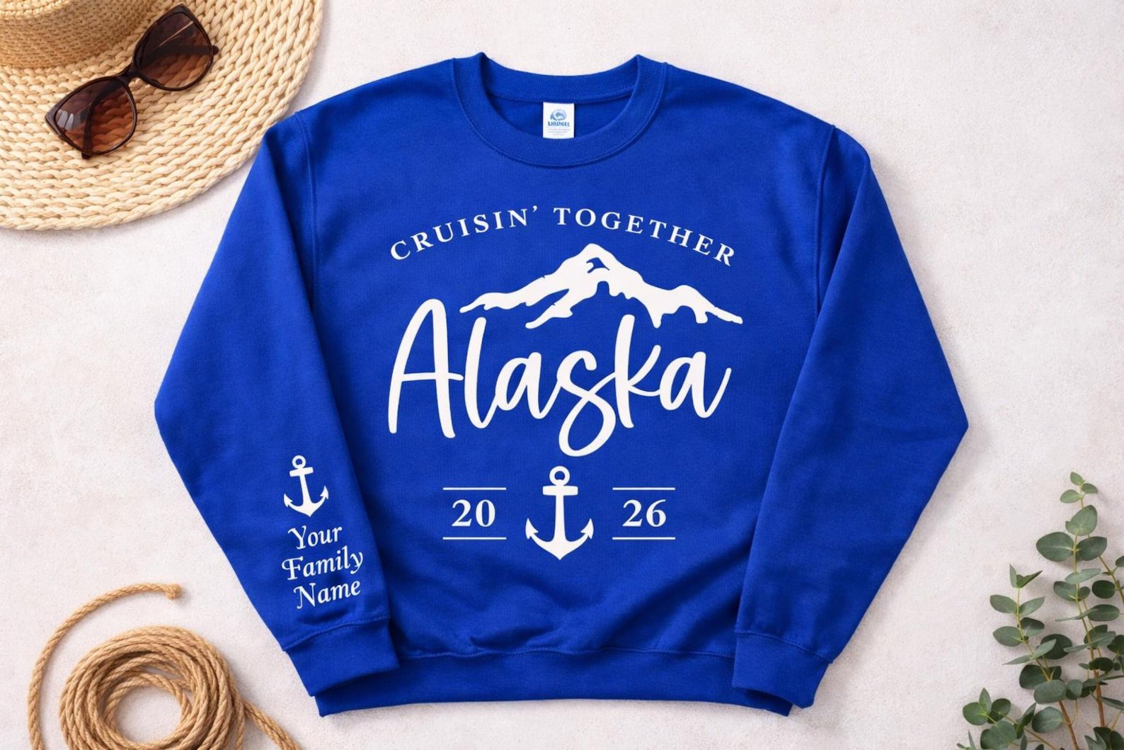 Alaska Cruise Squad Sweatshirt 2026, Matching Cruise Shirts for Friends, Cruise Besties Crewneck, Group Trip Outfit, Alaska Trip Shirt 6